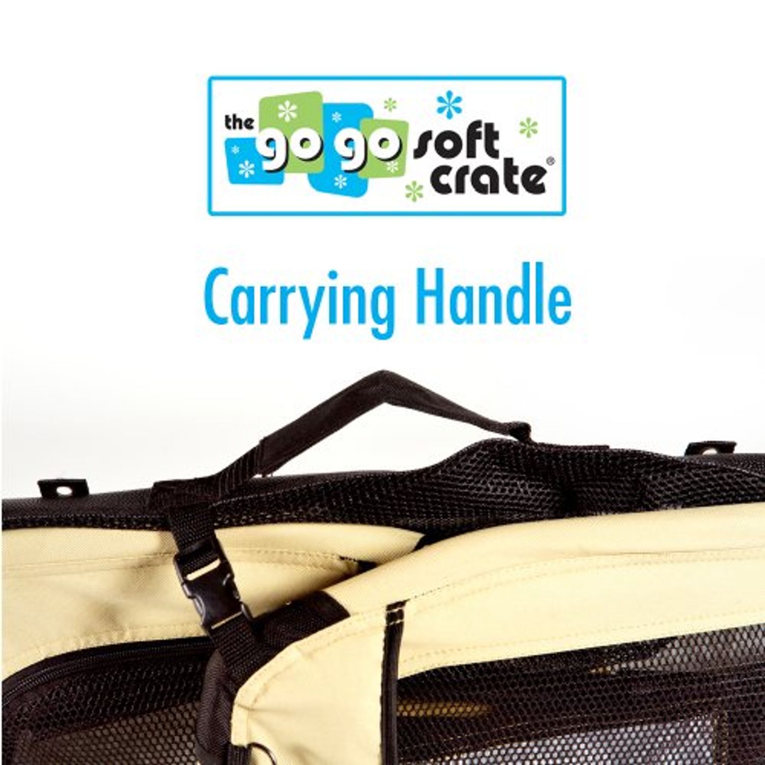 GoGo Pet 3-Door Soft Dog Crate, Large 40" L x 27" W x 27" H Black