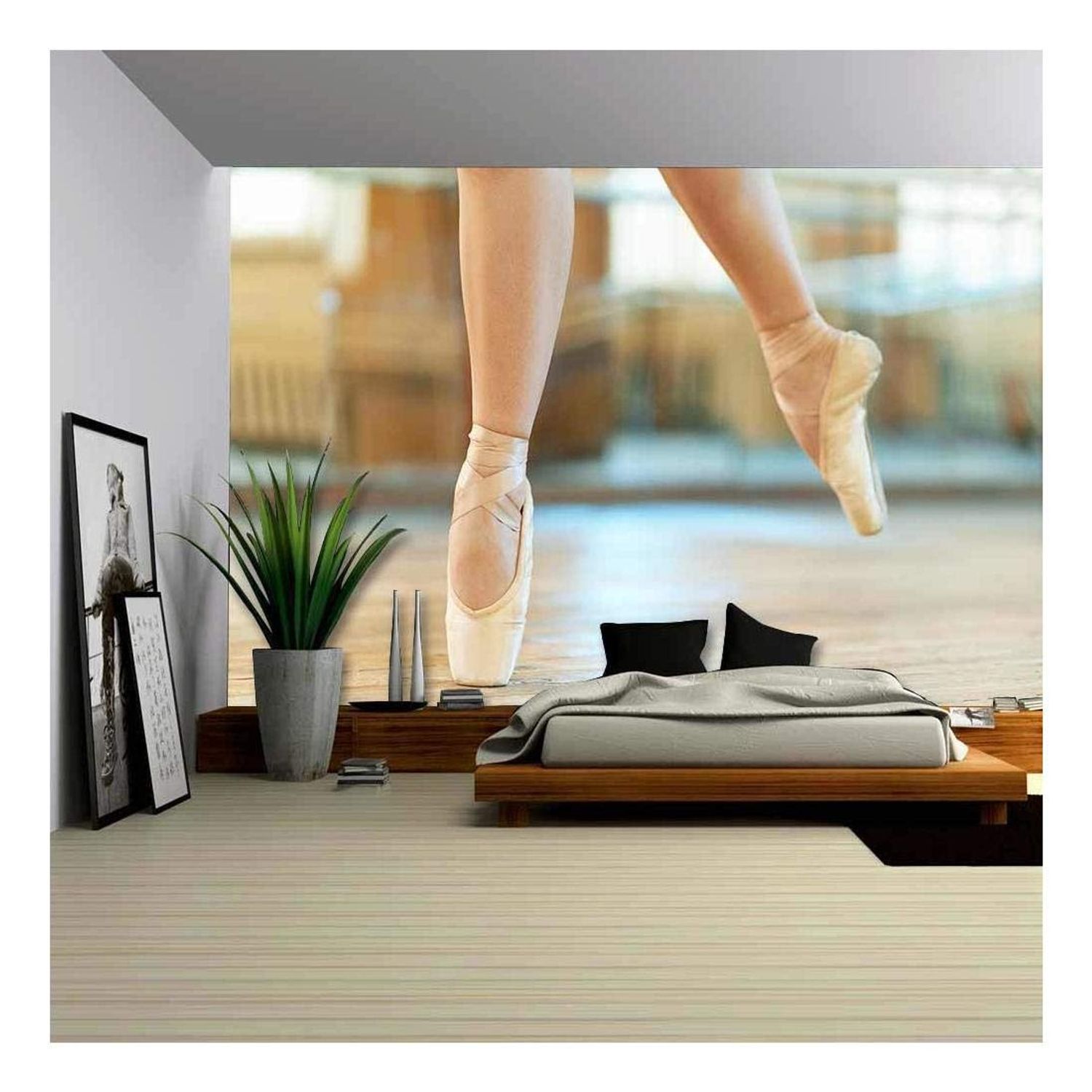 wall26 - Ballet Dancer Pointe - Canvas Art Wall Decor - 66x96 inches