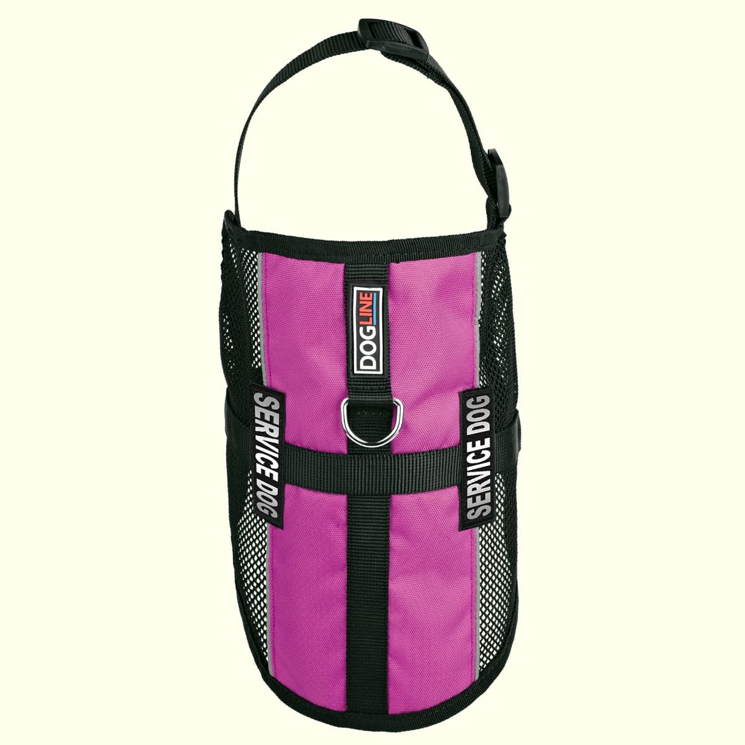 Dogline Service Dog Vest, 13 by 16-Inch, Pink