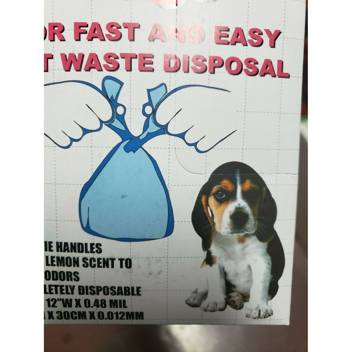 Wholesale Lot of 100 Doggy Clean Pick Up Bags Pet Waste Disposal Pooper Scooper