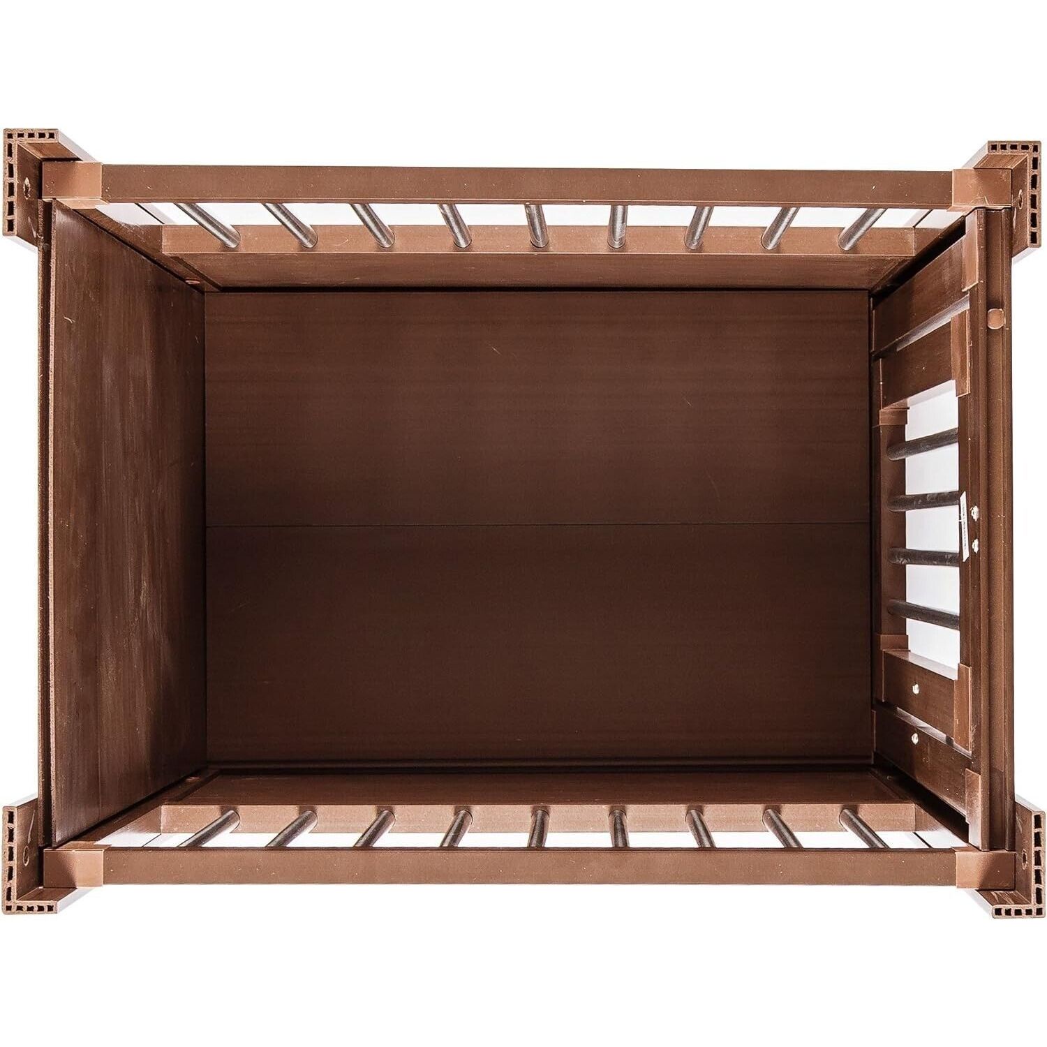 New Age Pet ecoFLEX Pet Crate/End Table, Medium, Russet