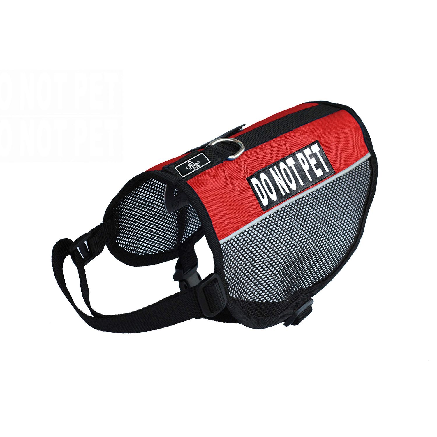 Doggie Stylz DO NOT PET Service mesh Dog Vest Harness Cool Comfort Nylon for Dogs Small Medium Large Purchase Comes with 2 Reflective DO NOT PET pathces. Please Measure Your Dog Before Ordering