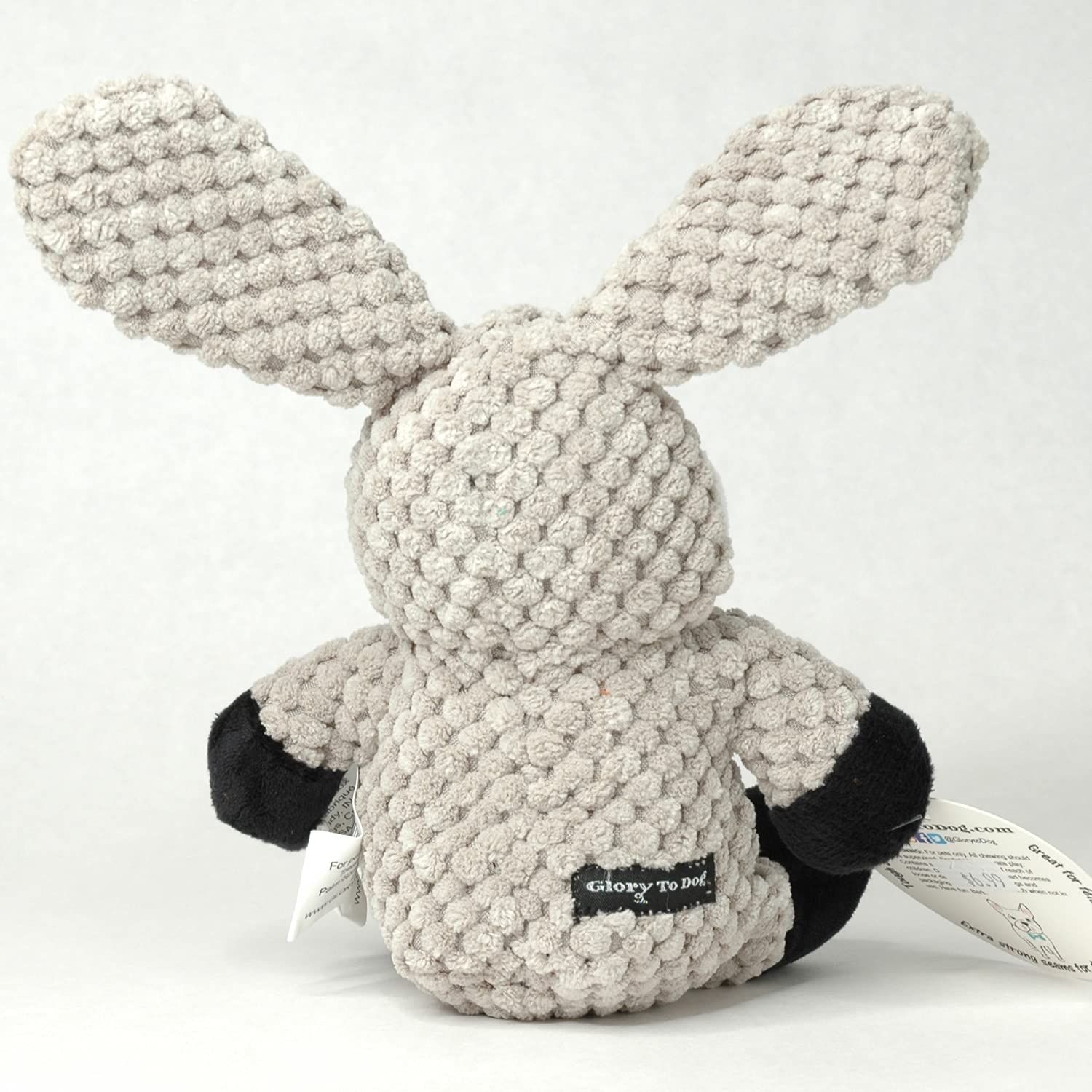 Glory To Dog Barnyard Rabbit Plush Small Dog Toy