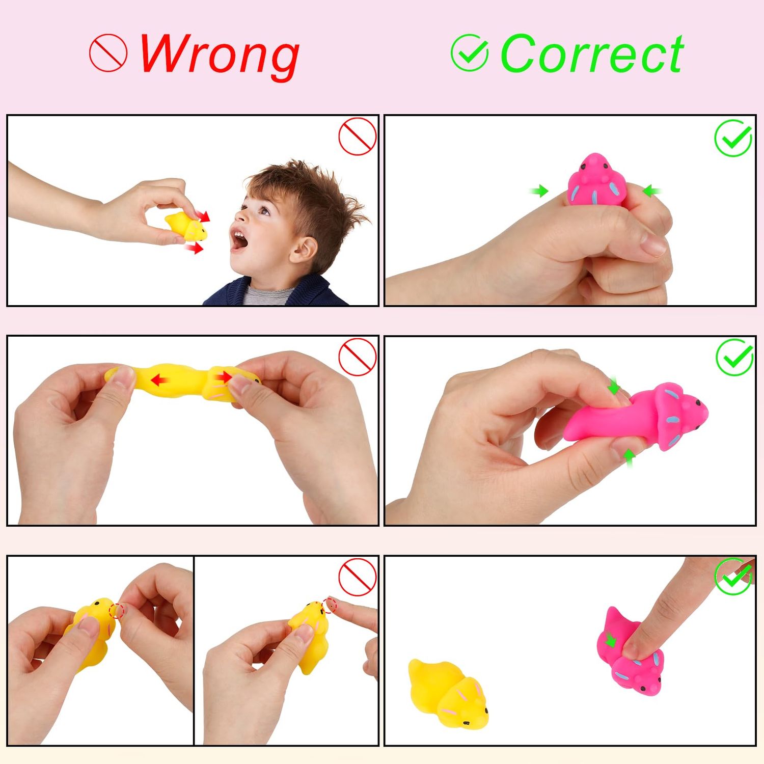 Outee 36 Pcs Mochi Animals Toys Cute Mochi Cat Stress Relief Toys Mochi Animals Party Favors for Kids Mini Animals Cat Easter Gifts for Kids Adults