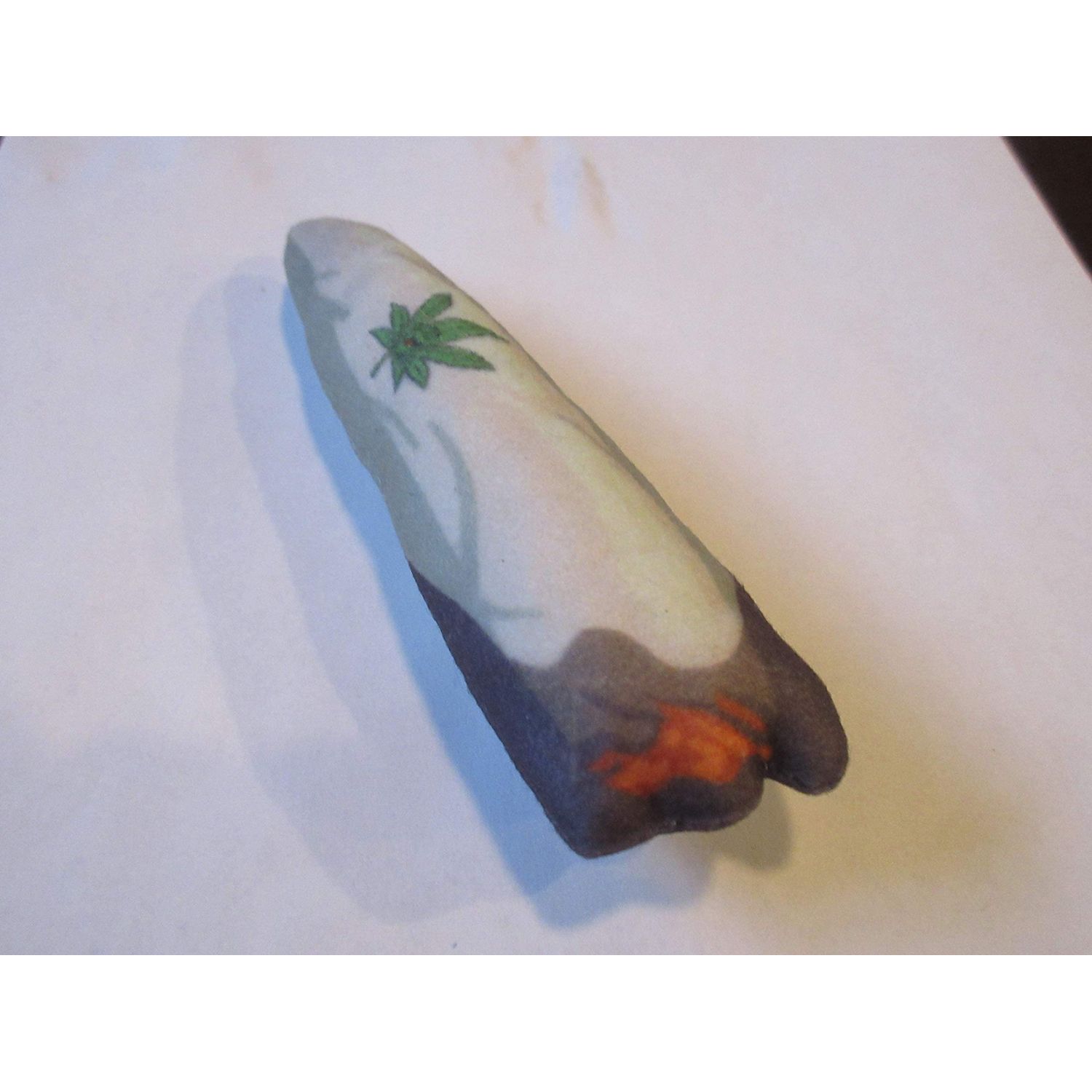 Purr Doobie - a Catnip Joint- Plush Doll shapped Like a Joint and Filled with Catnip and Cotton. Novelty Toy. Cat Toy/Gag Gift; White Elephant, 420 celebrationi