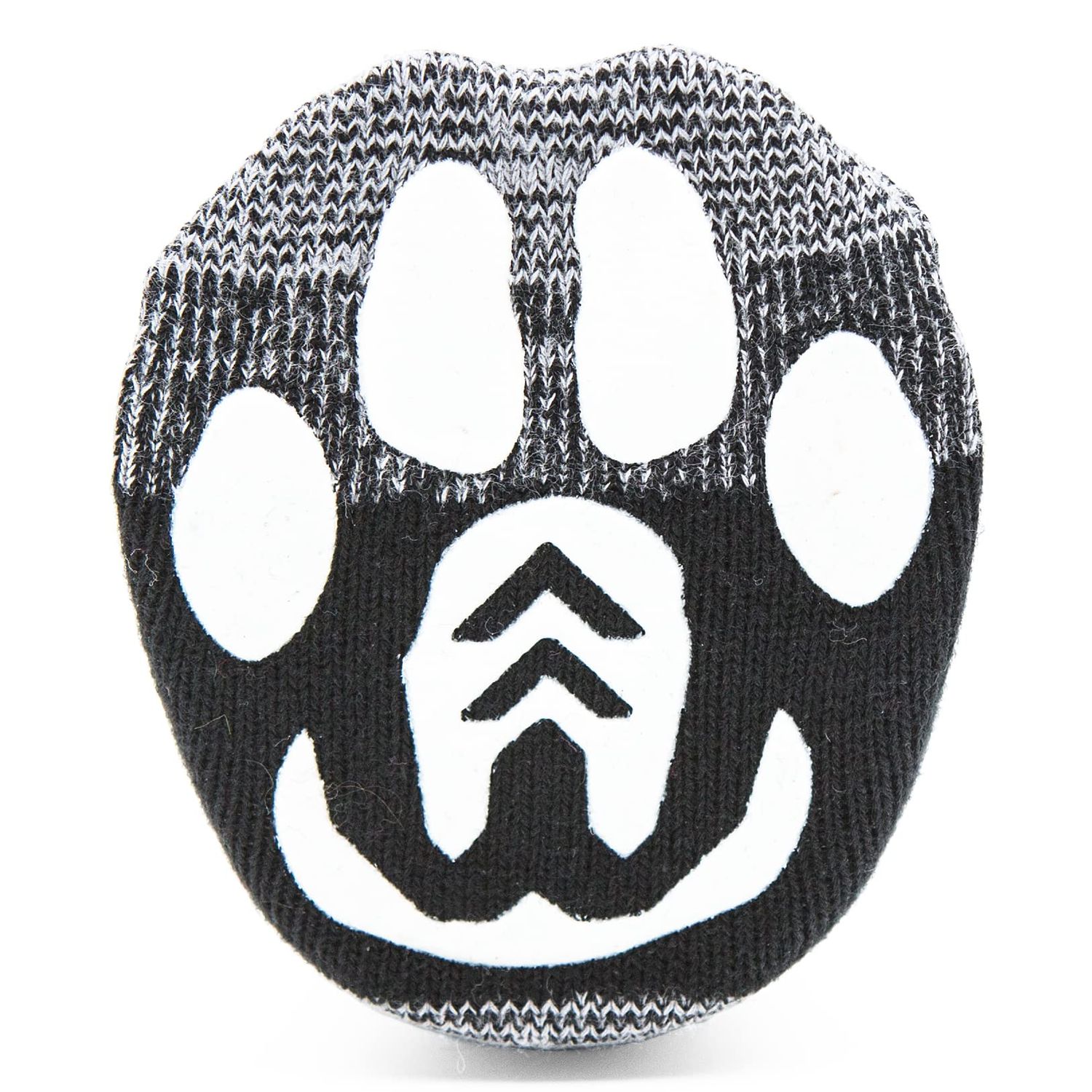 Woodrow Wear, Power Paws Reinforced Foot Dog Socks, Black Grey, M, Fits 45-75 pounds