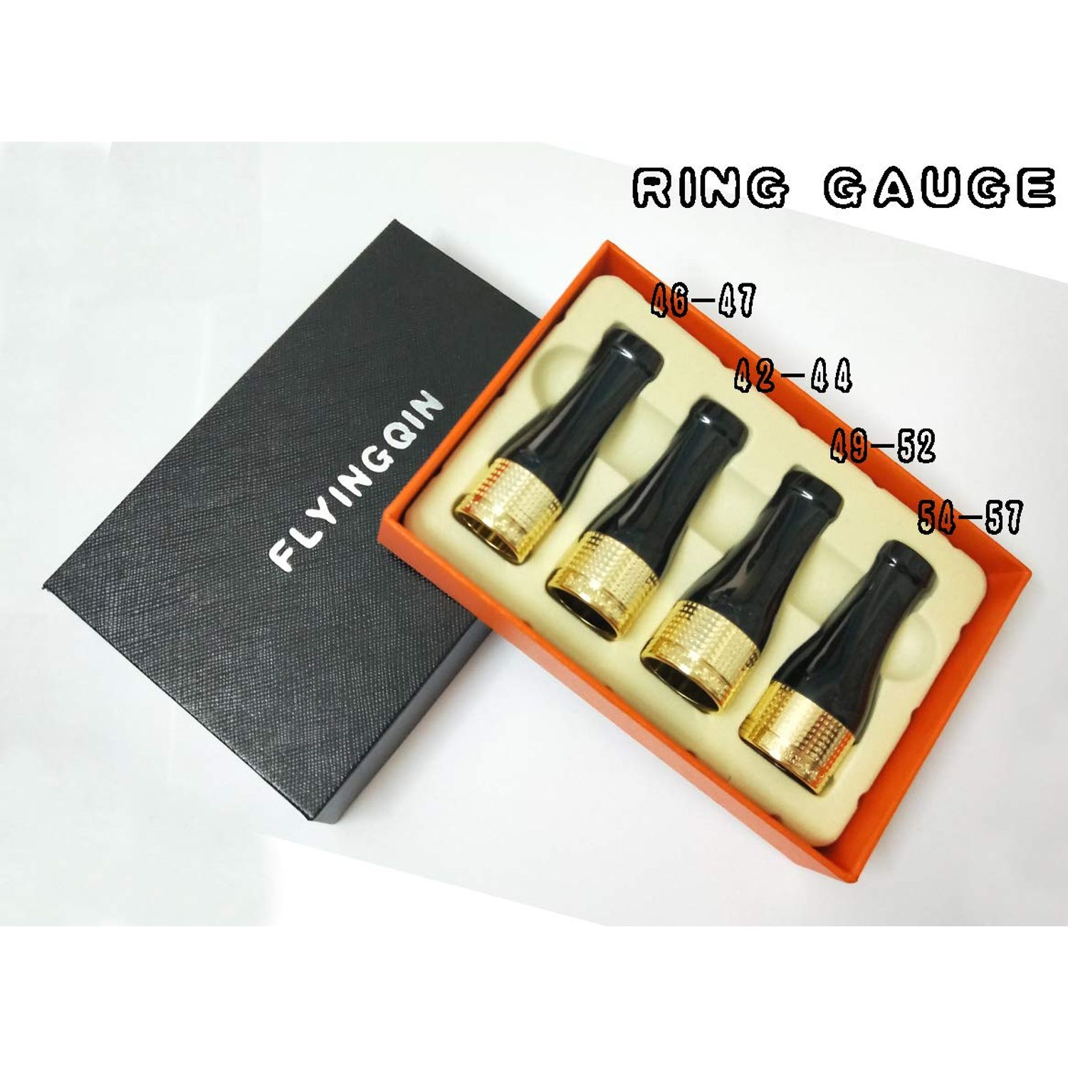 FLYINGQIN 4 Sizes Cigar Nozzle Holder Pure Copper Resin Sculpture Pattern Cigar Pipe Set Bright Silver Gold Vintage Silver (Gold)