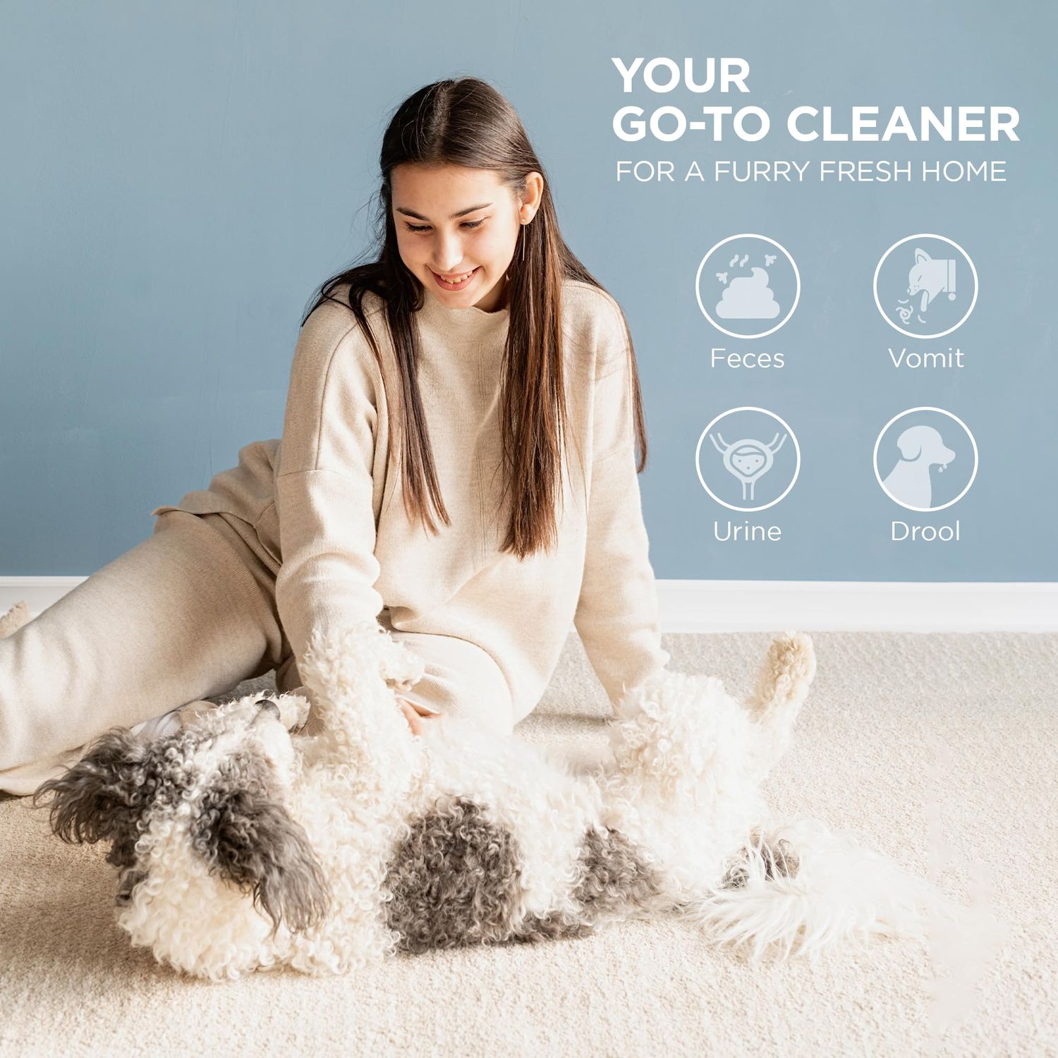 Stuart Pet Supply Co. Professional Strength Pet Stain and Odor Eliminator Urine Odor Remover Pet Urine Enzyme Cleaner Enzymatic Cleaner for Dog Urine and Cat Urine Pet Odor Eliminator (32 oz.)