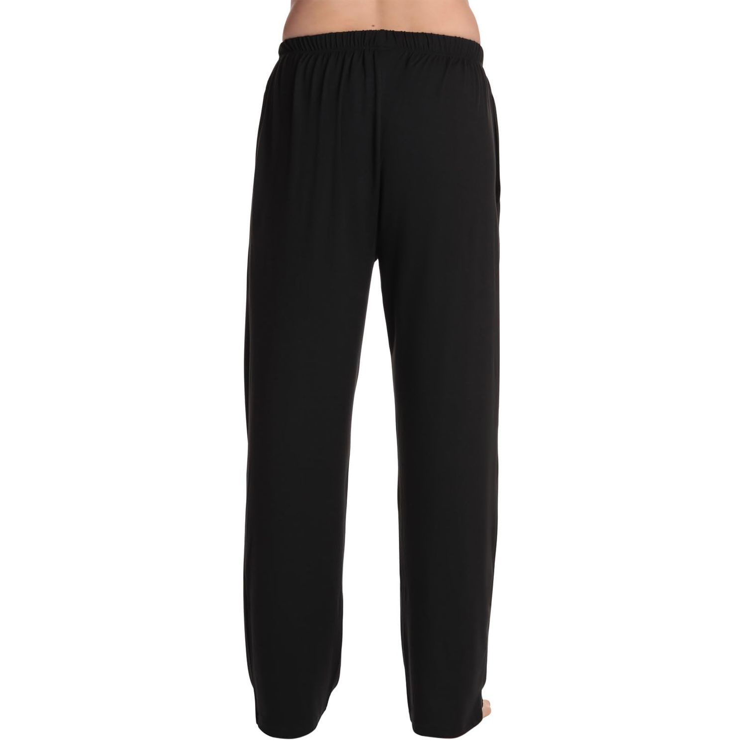 #followme Super Soft Men's Polyspandex Pajama Pants with Pockets 45904-BLK-L