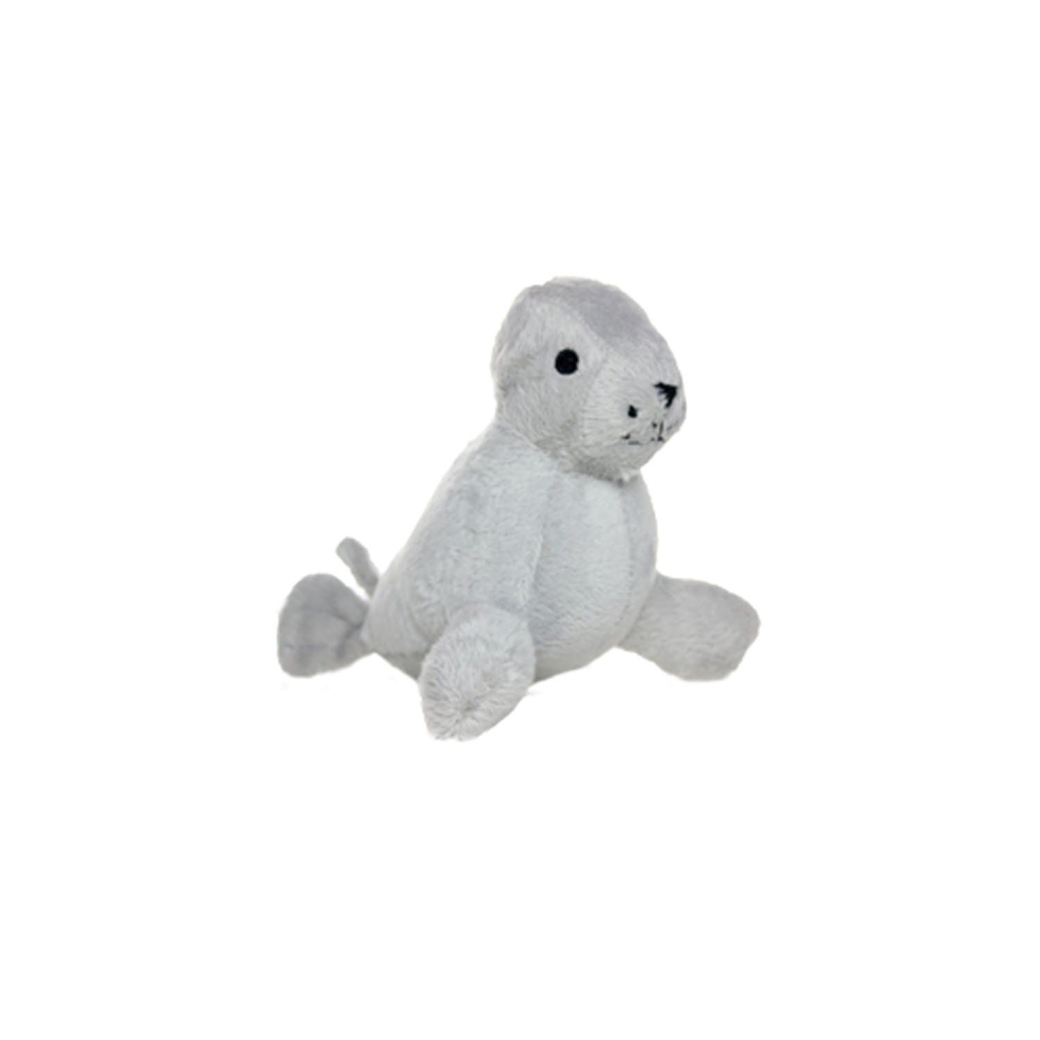 MIGHTY- Arctic Junior Seal - Squeaker-Multiple Layers. Made Durable, Strong & Tough. Interactive Play Dog Toy (Tug, Toss & Fetch). Machine Washable & Floats