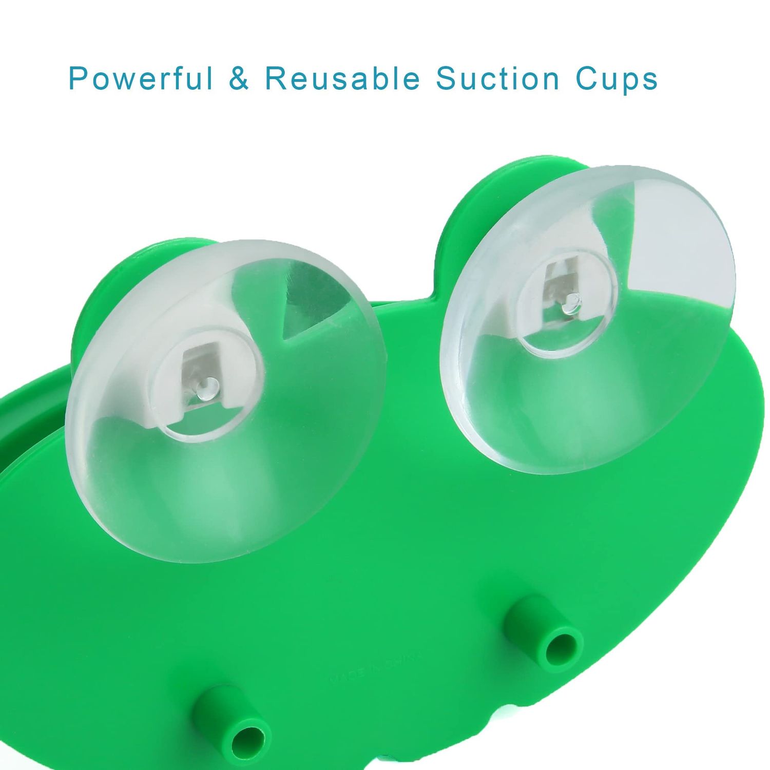 Pensino Frog Habitat Frog Dish Holder with Suction Cups, Cute Frog Terrarium Decor Fish Tank Decoration for Tree Frog Toad Tadpole (1 Pack)