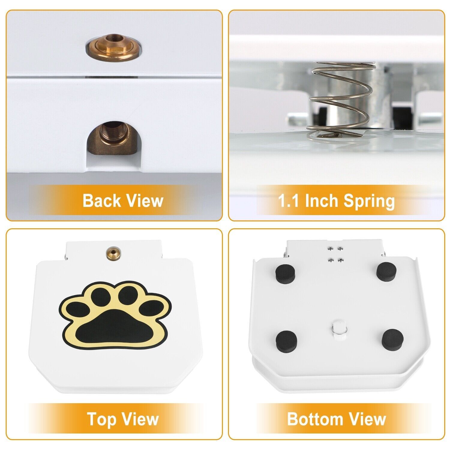 Dog Water Fountain Step-on Activated Sprinkler Toy for Drinking Fresh Water
