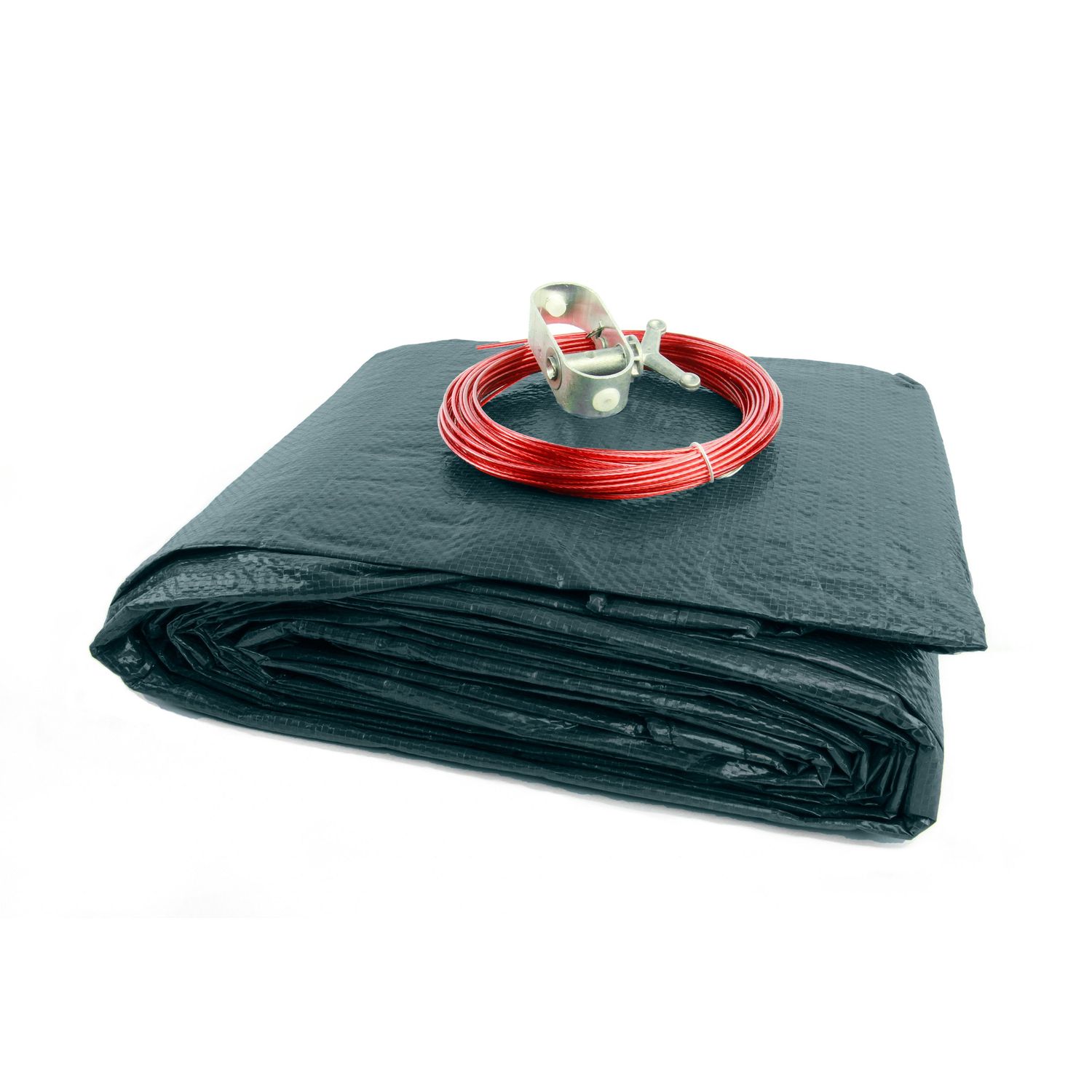 Buffalo Blizzard Deluxe Winter Cover for 18-Foot-by-36-Foot Oval Above-Ground Swimming Pools | Blue/Black Reversible | All Covers Include 3-Feet of Overlap Material to Measure 21-Feet-by-39-Feet