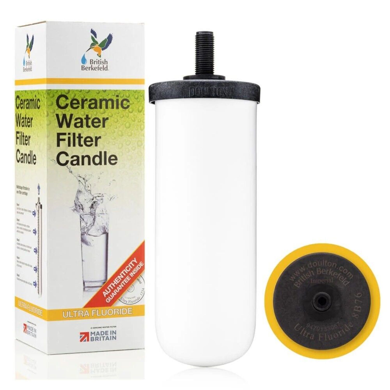 British Berkefeld Doulton Fluoride Drinking Water Filter Cartridge W9120133