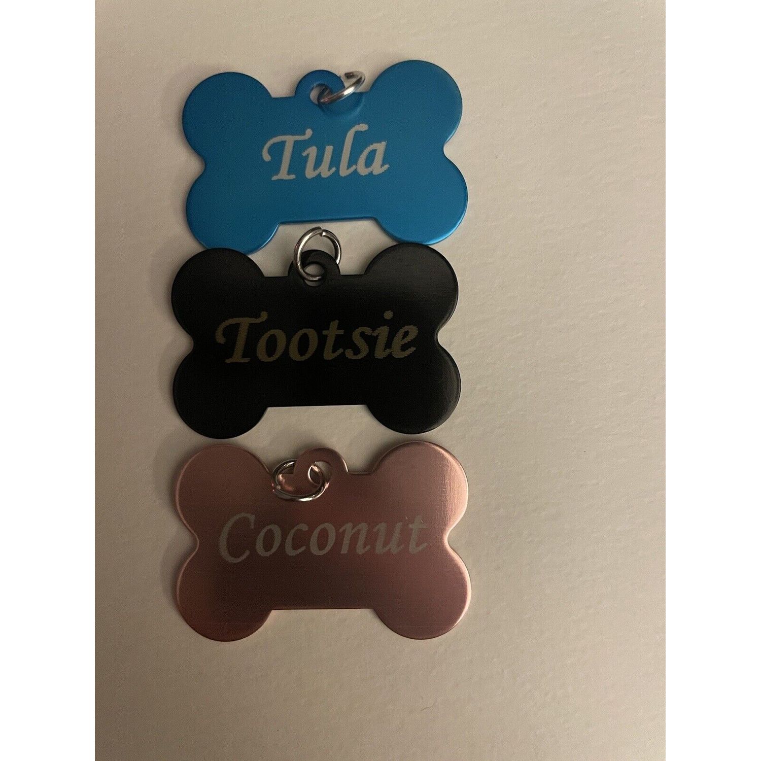 Laser Engraved Pet Name Tag