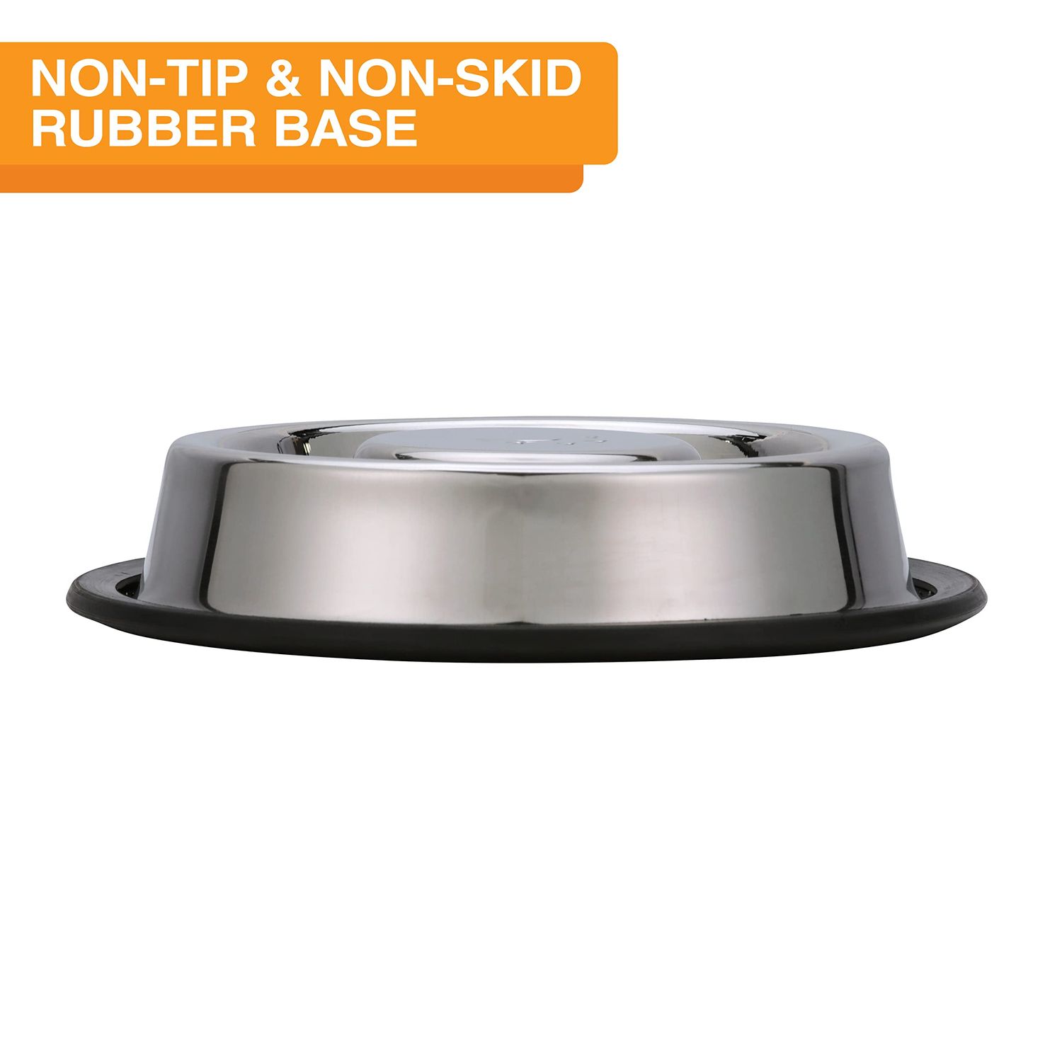 Neater Pet Brands Stainless Steel Slow Feed Bowl - Non-Tip & Non-Skid - Stops Dog Food Gulping, Bloat, Indigestion, and Rapid Eating (3/4 Cup)