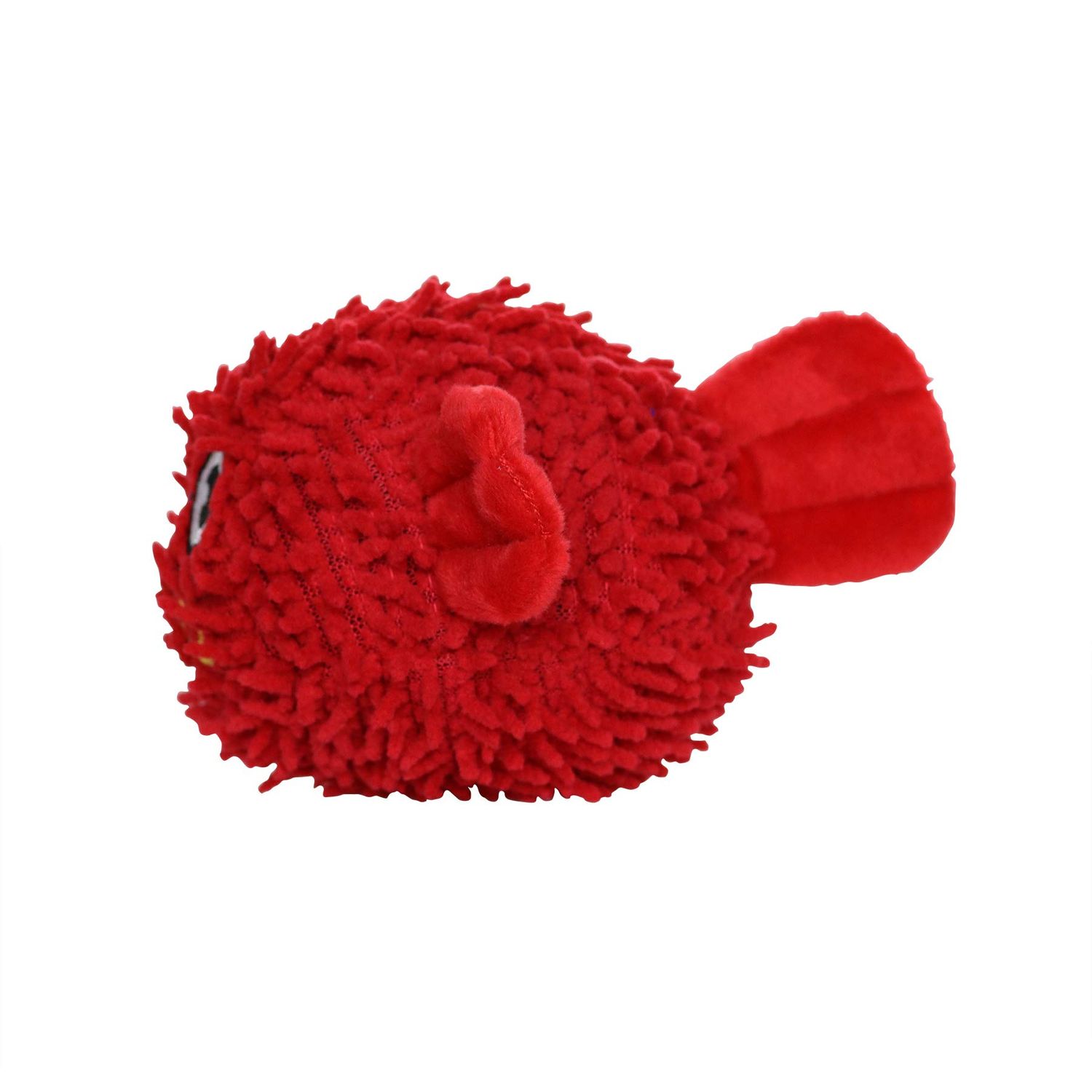MIGHTY- Microfiber Ball Blowfish – Made with Squeaker Balls and Minimal Stuffing. Strong & Tough. Interactive Play Dog Toy. Machine Washable & It Floats.… (Medium)
