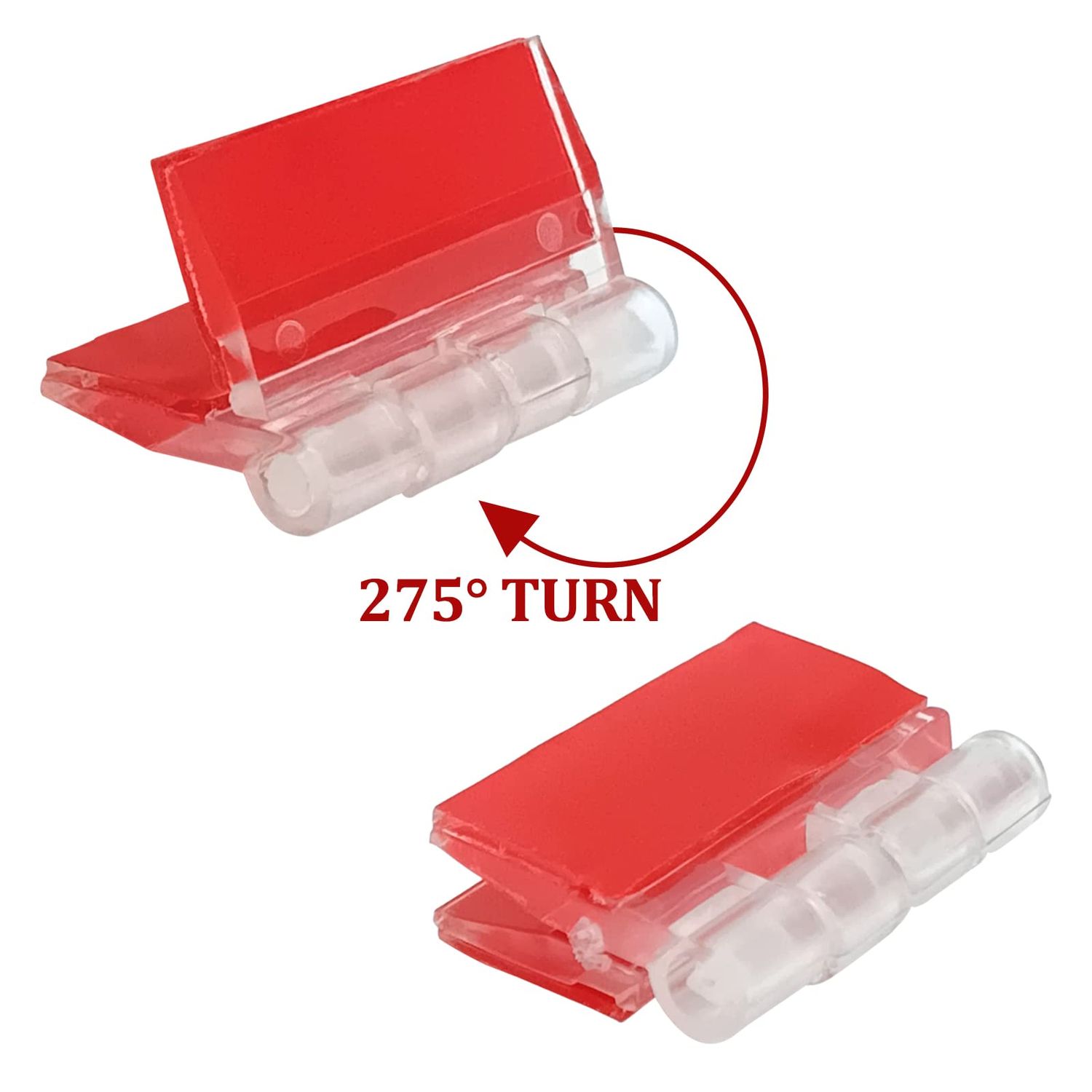 15 Pcs Acrylic Hinge 30x35 mm and Self-Adhesive Latch Buckles Kit, Transparent Plastic Continuous Piano Hinges,Self-Adhesive,for DIY Clear Containers, Acrylic Box, Cabinets, Aquarium