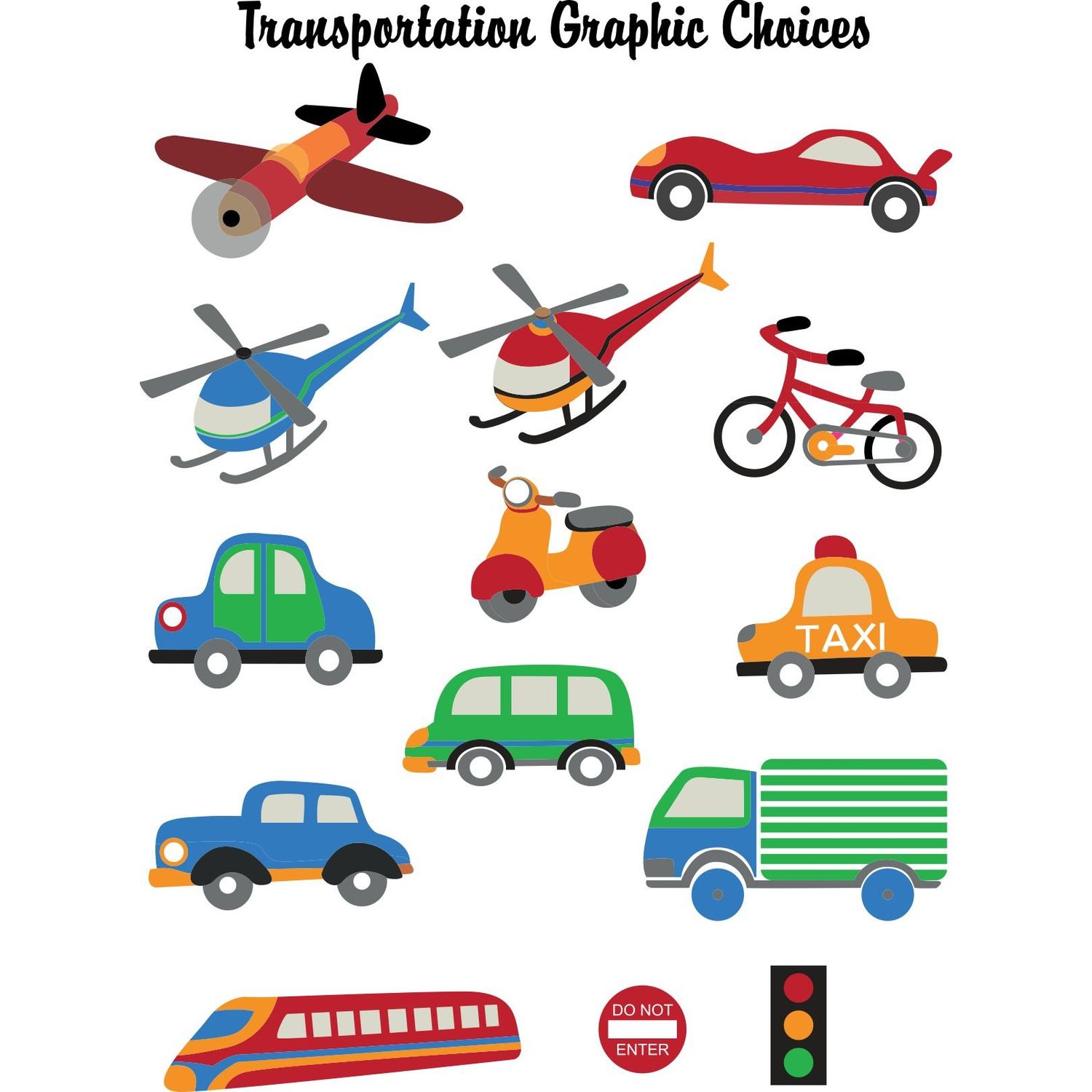 Personalized Transportation Dog Bandana - Small