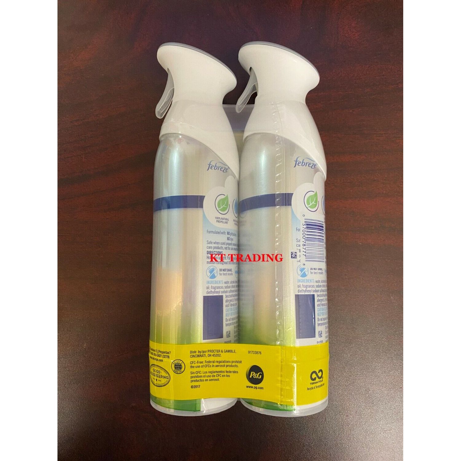 (2-Pack) Febreze AIR ~ PET ODOR ELIMINATOR 100% Natural Water Based Fresh Scent
