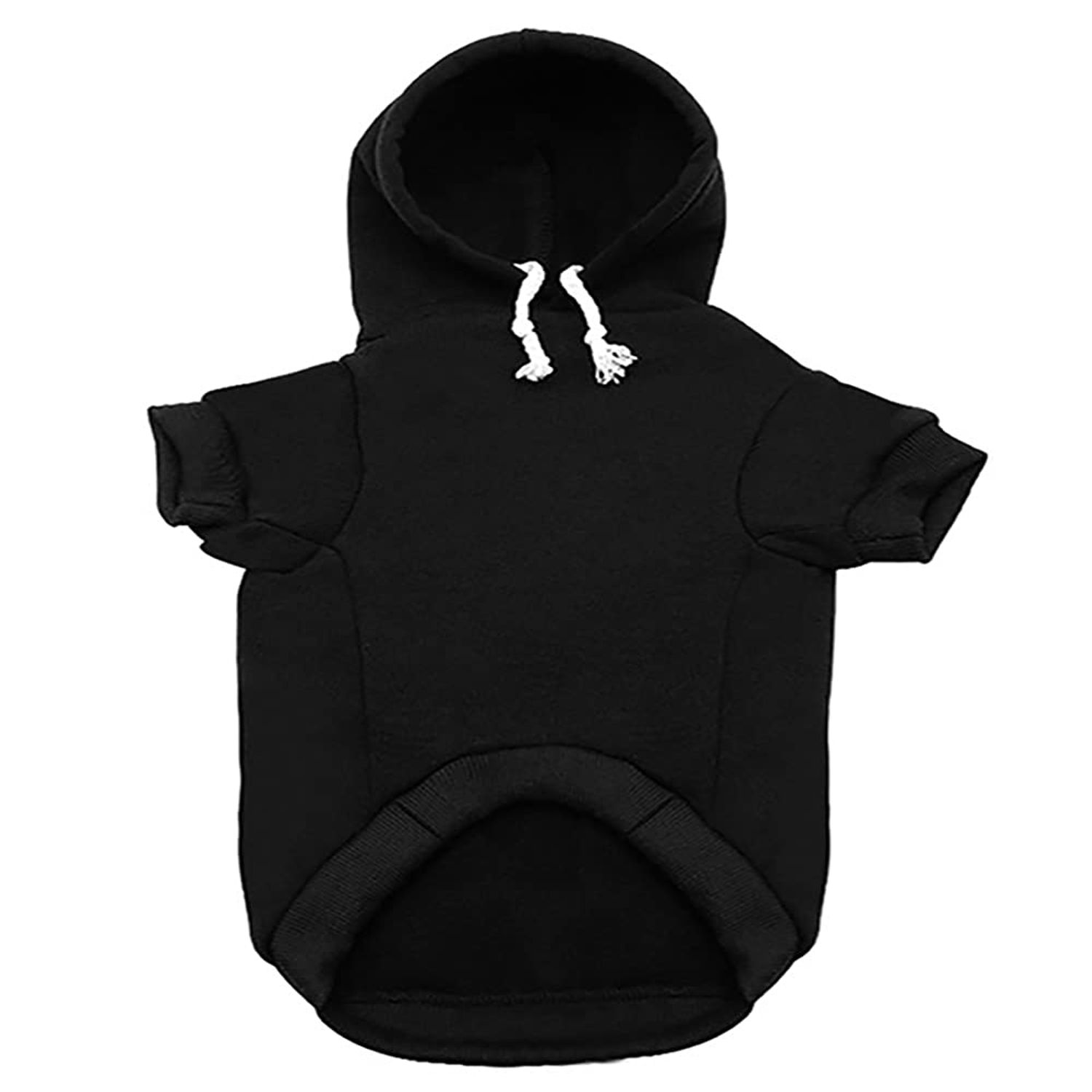 Security Dog Hoodies Dog Clothes Apparel Winter Sweatshirt Warm Sweater Cotton Puppy Small Dog Hoodie for Small Dog Medium Large Dog Cat (Black, M)