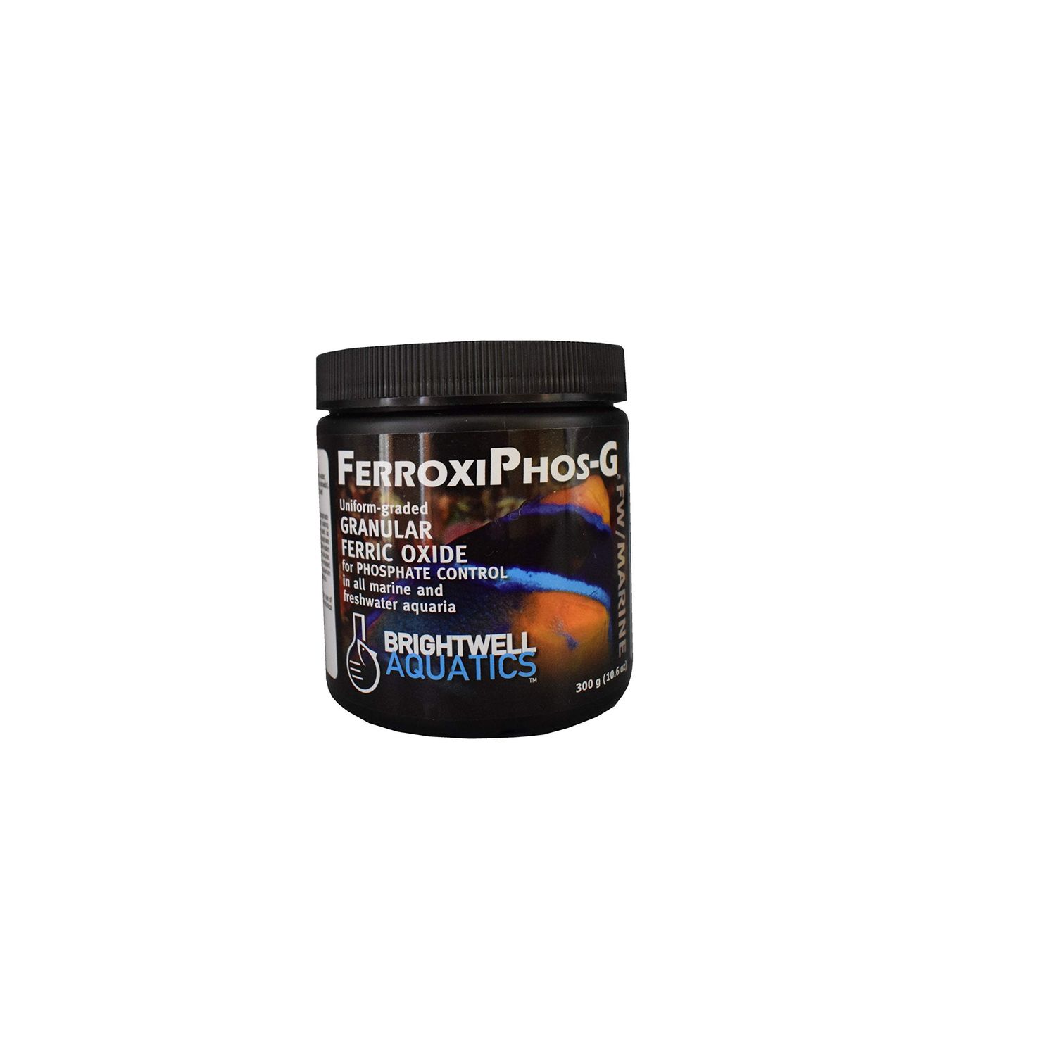 Brightwell Aquatics FerroxiPhos G – Ferric Oxide for Phosphate Control in Marine Saltwater and Freshwater Aquariums, 300-g