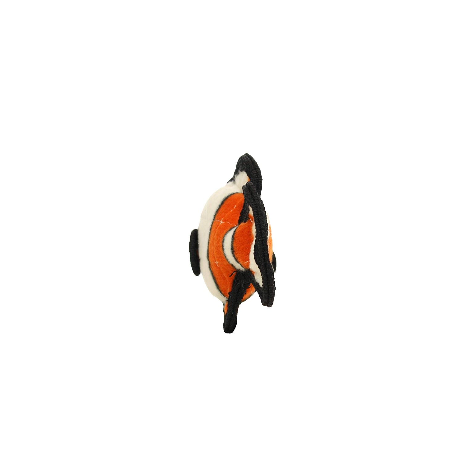 TUFFY - World's Tuffest Soft Dog Toy - Ocean Fish- Squeakers - Multiple Layers. Made Durable, Strong & Tough. Interactive Play (Tug, Toss & Fetch).Machine Washable & Floats (Junior 2 Pack, Orange)