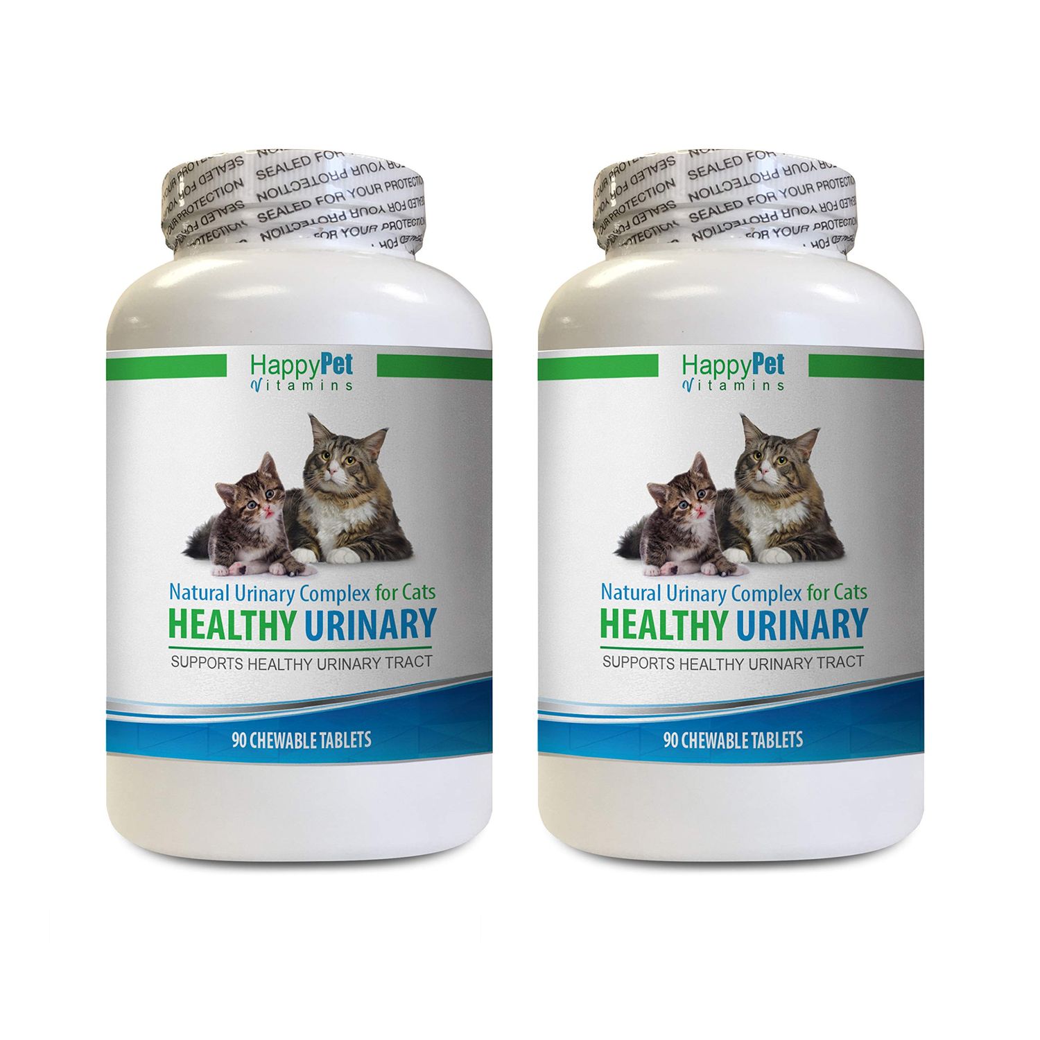cat Incontinence Supplements - CAT Healthy Urinary Complex - UTI Solution - Natural Formula - cat Cranberry Powder - 2 Bottles (180 Tablets)