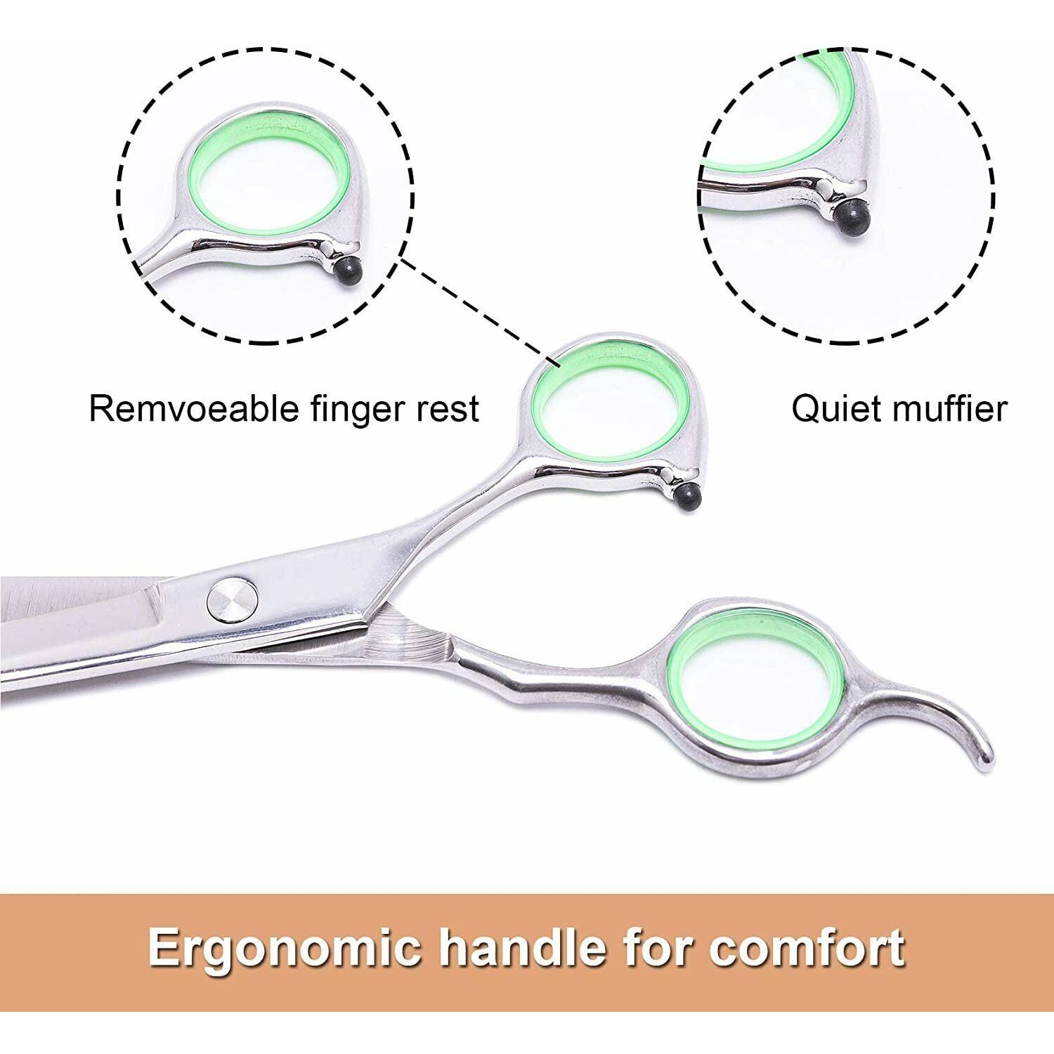 LovinPet Pet Grooming Scissors Sharp,Comfortable,Light-Weight shear