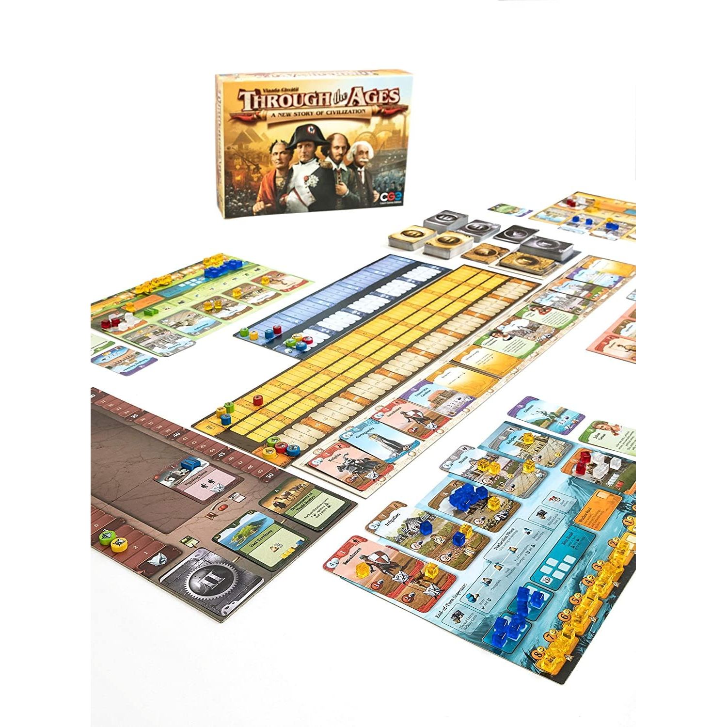 CGE Czech Games Edition Through The Ages, Strategy Board Game