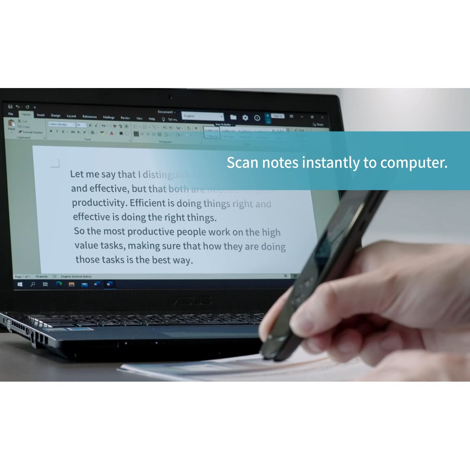 PenPower WorldPen Scan Go | OCR Reading Pen for Dyslexia | Pen Scanner | Language Translator | Text to Speech | Wireless Standalone | LCD Touchscreen | Wi-Fi Connection