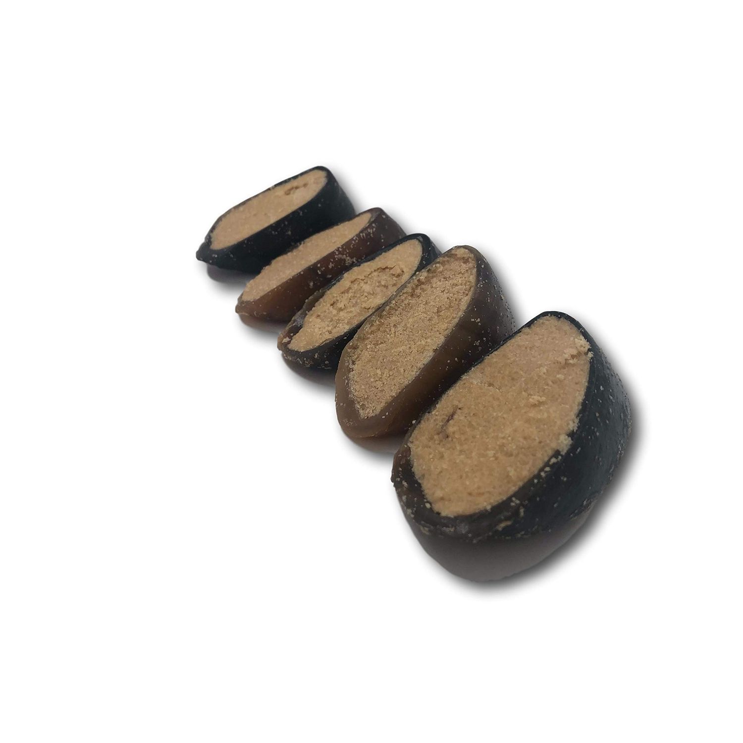 Top Dog Chews - 5 Pack of Peanut Butter Filled Cow Hooves Dog Treats. Long Lasting Natural Dog Chews, Great for Aggressive Chewers, (5 Pack, Peanut Butter)