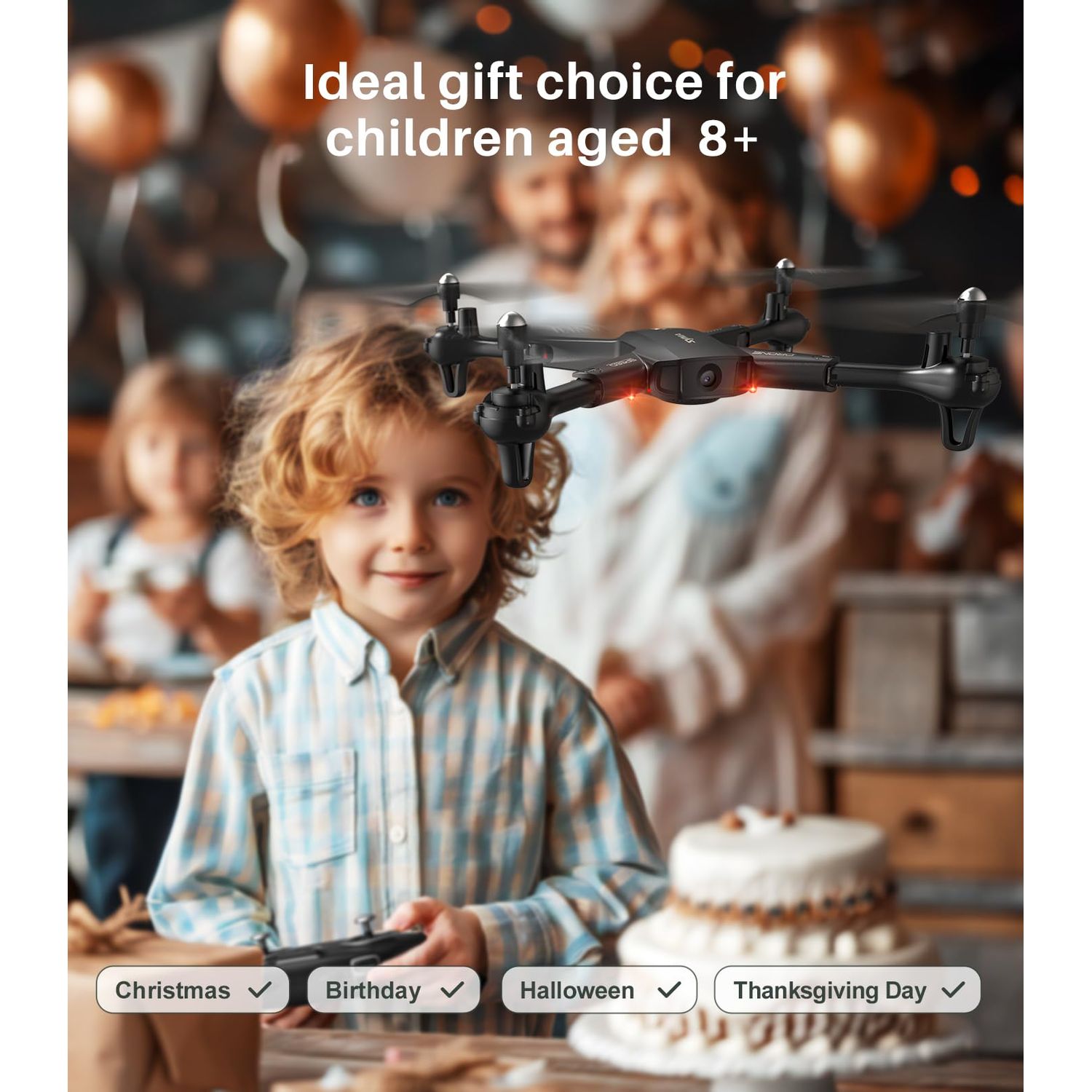 SYMA Drone with Camera 1080P HD FPV Cameras Remote Control Toys RC Quadcopter Helicopter Gifts for Boys Girls Adults Beginners with Altitude Hold, Headless Mode, One Key Start, 3D Flips 2 Batteries