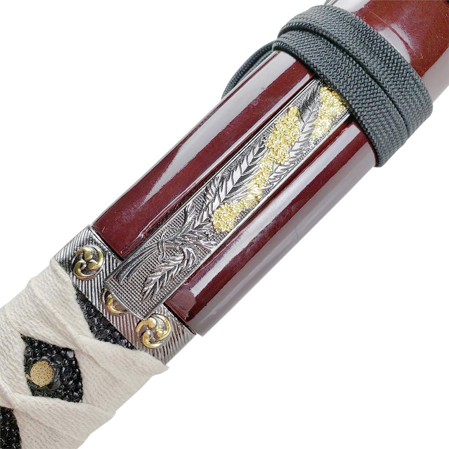 Musha Hand Forged Zetsurin 1045 Carbon Steel Katana, Samurai Sword. for Collection, Gift, Straw Mat Cutting Practice