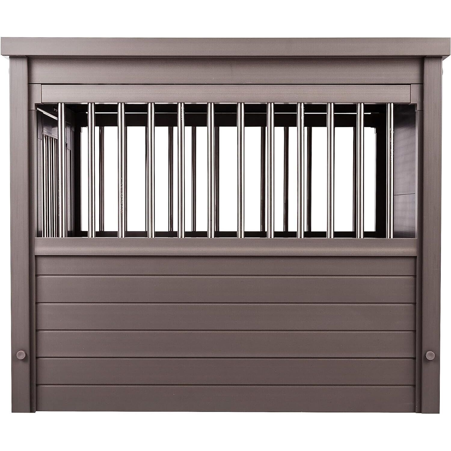 New Age Pet ecoFLEX Pet Crate/End Table, Small, Grey