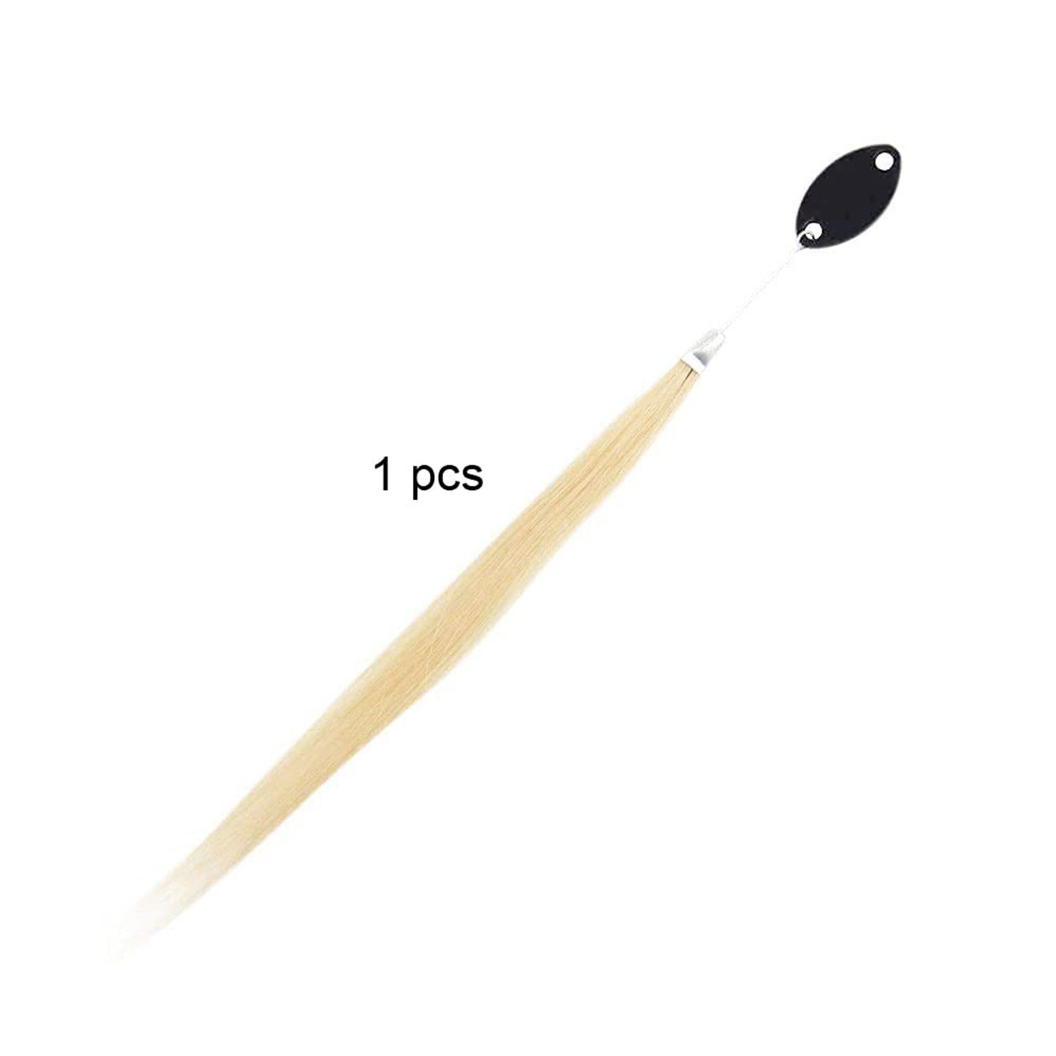 30 strands/set 100% Human Hair Color Swatches Testing Color Sample Rings for Human Hair Extensions and Salon Hairdressing Hair Dyeing Sample (Blonde)