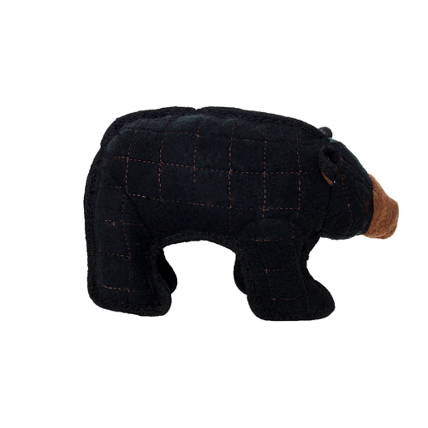 TUFFY - World's Tuffest Soft Dog Toy - Zoo Junior Bear - Squeakers - Multiple Layers. Made Durable, Strong & Tough. Interactive Play (Tug, Toss & Fetch). Machine Washable & Floats