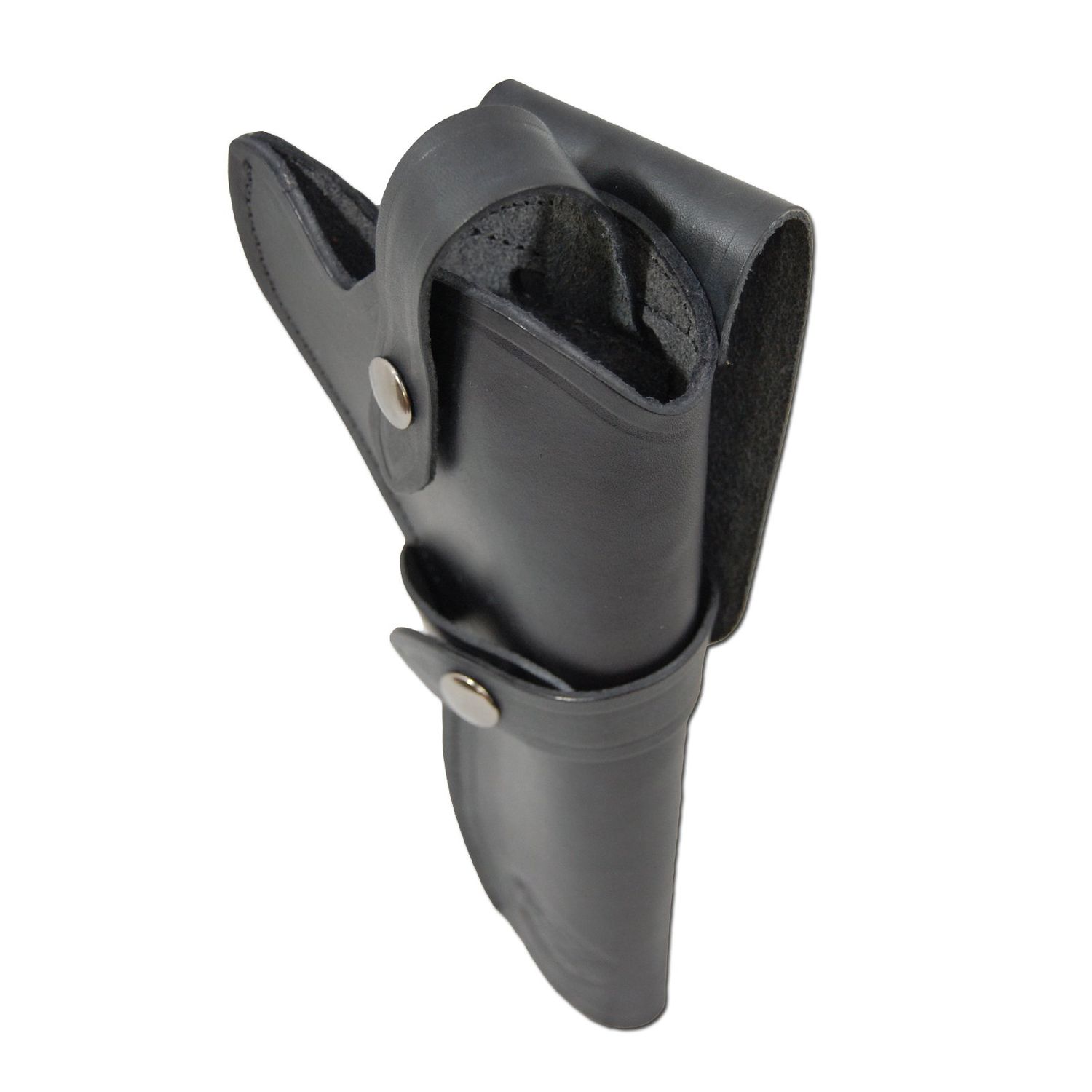 New Barsony Black Leather Western Style Gun Holster for Ruger GP100 Right