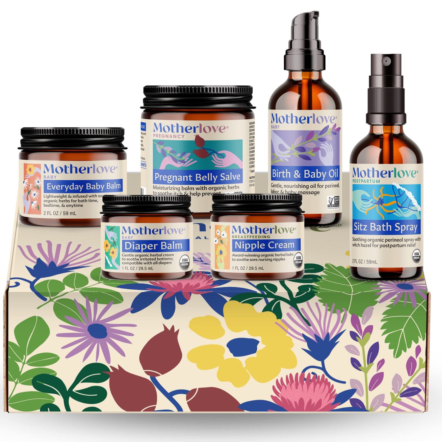 Motherlove Bump to Baby Box—Baby Shower Gift for Expecting Moms from Maternity to Postpartum