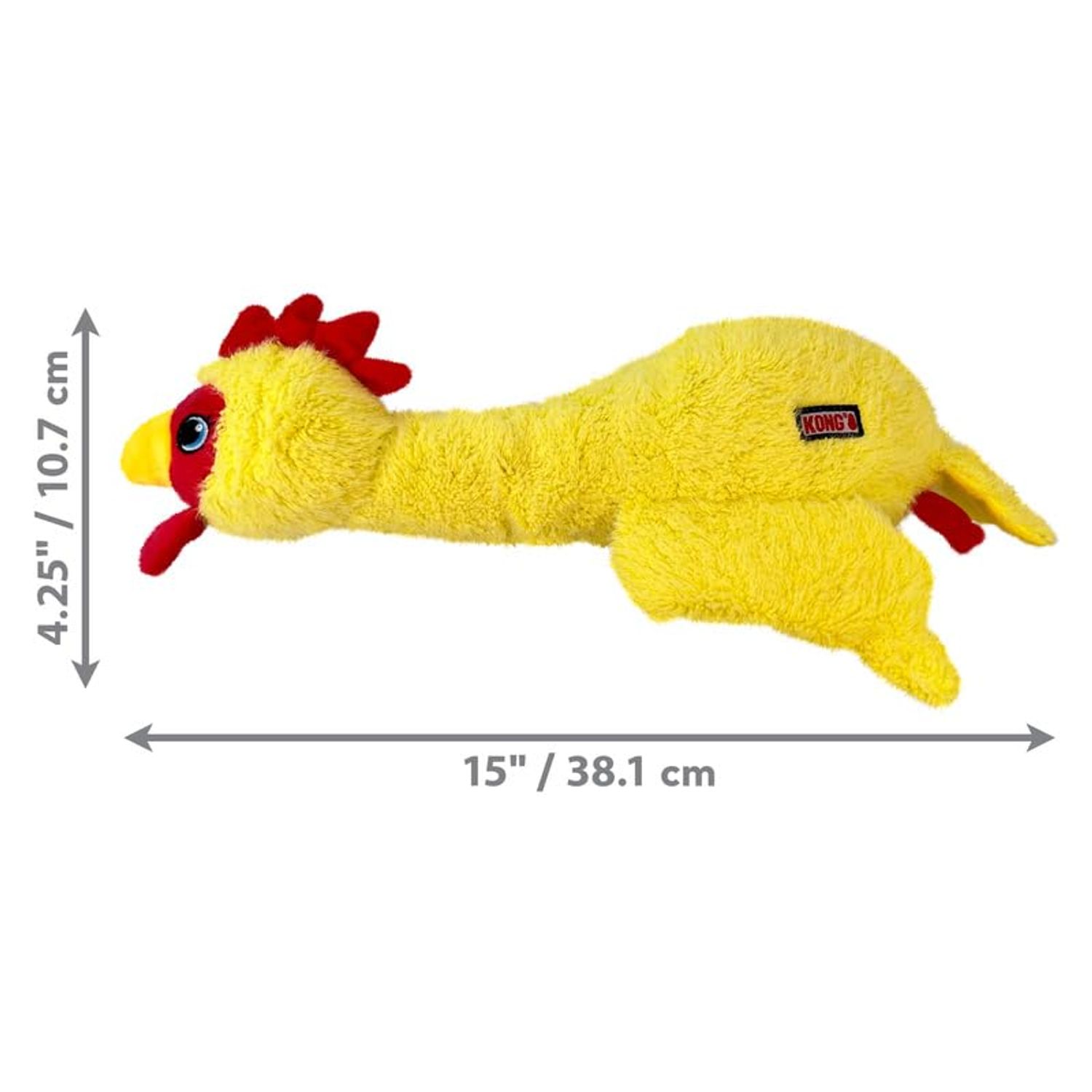 KONG Scruffs Plush Assorted Dog Toy (Chicken)