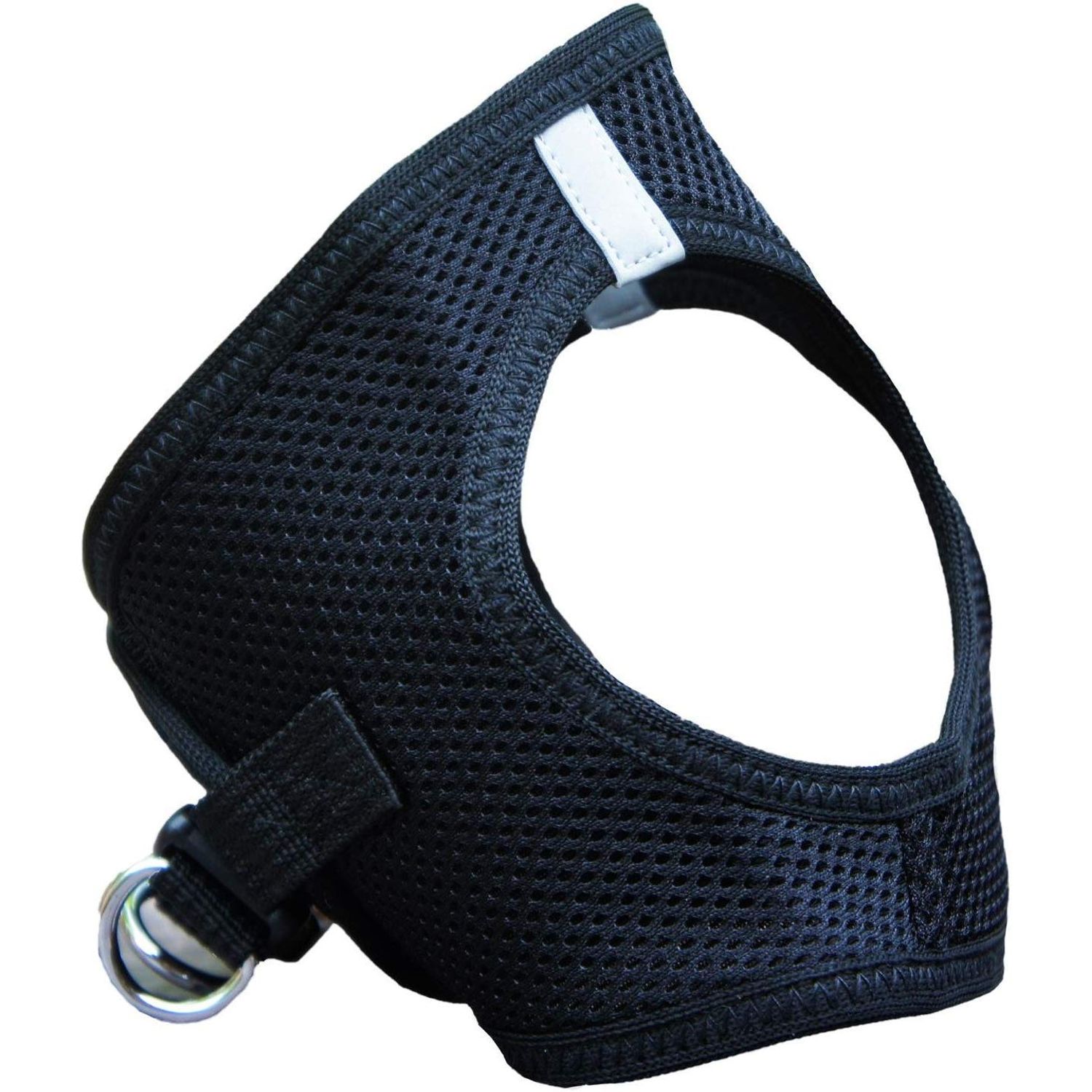 DOGGIE DESIGN American River Ultra Choke Free Dog Harness, Black, XXL