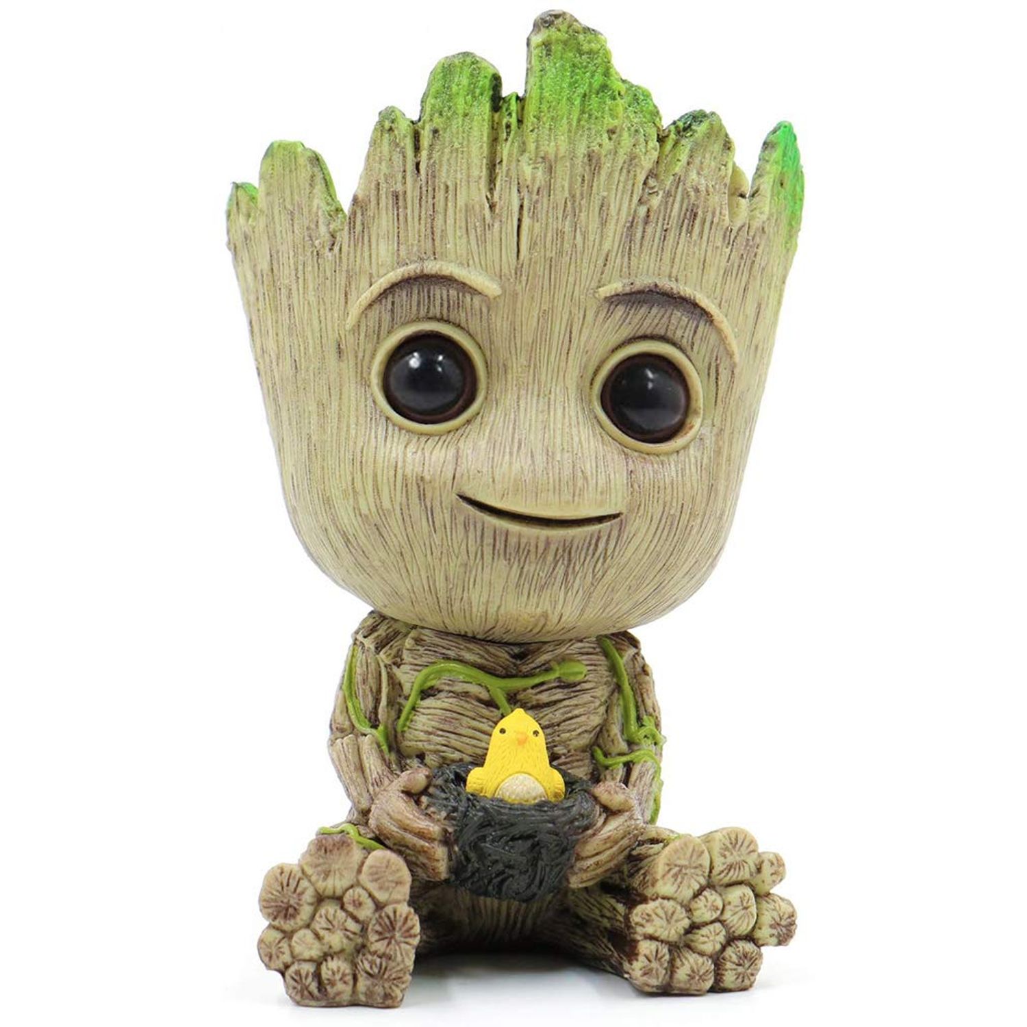 SLOCME Aquarium Groot Air Bubbler Decorations - Oxygen Pump Resin Crafts for Aquarium Fish Tank Decor,with Air Bubbler Stone for Aquarium