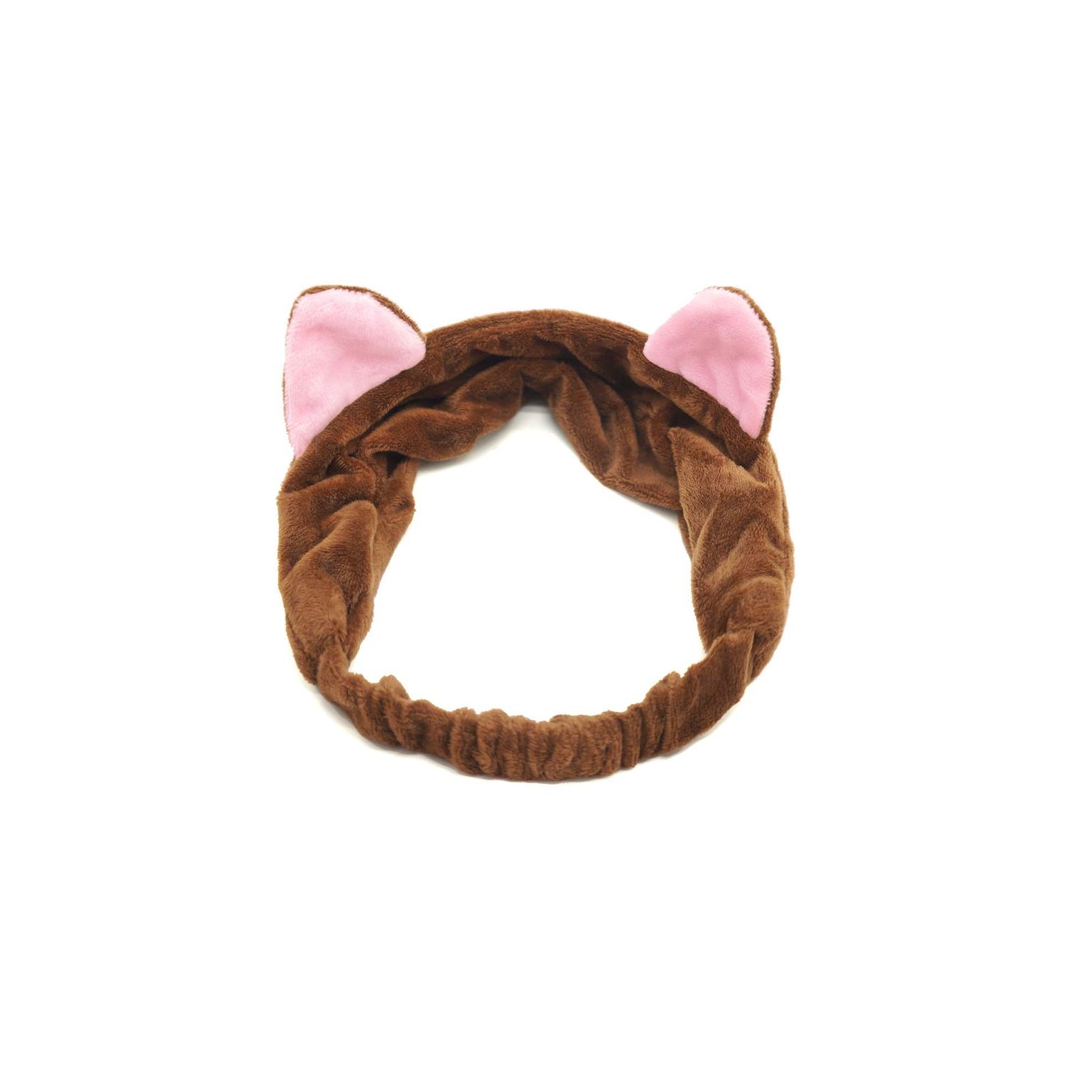 6-PACK Cat Ears Headbands, Elastic Women's Cute Hair Band, Wash Face Spa Headband - Washable Facial Band Makeup Wrap Headbands Fits All Head Sizes