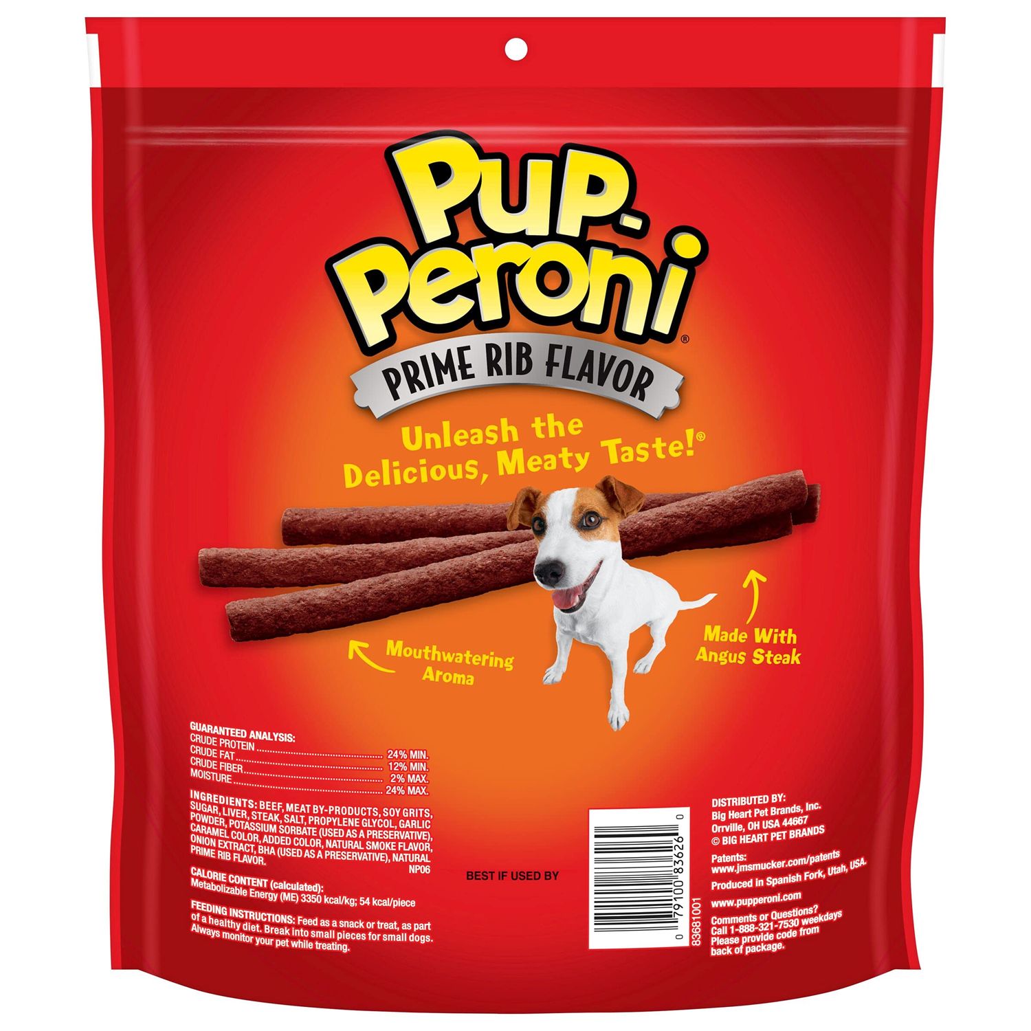 Pup-Peroni Original Prime Rib Flavor Dog Treats, 22.5 Ounce Bag