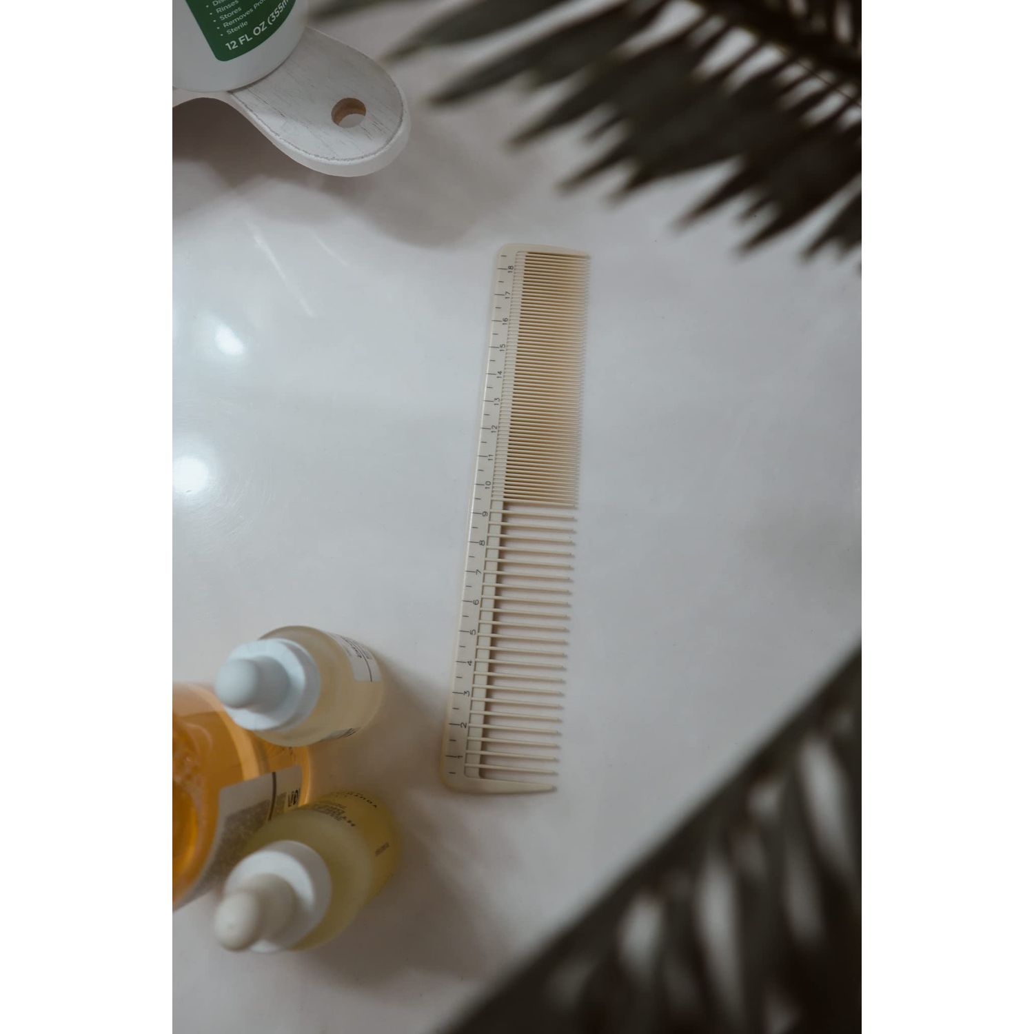 Coiffure Extensions Wide Counting Cutting Comb | Cutting Comb | Hair Comb | Heat Resistant Comb