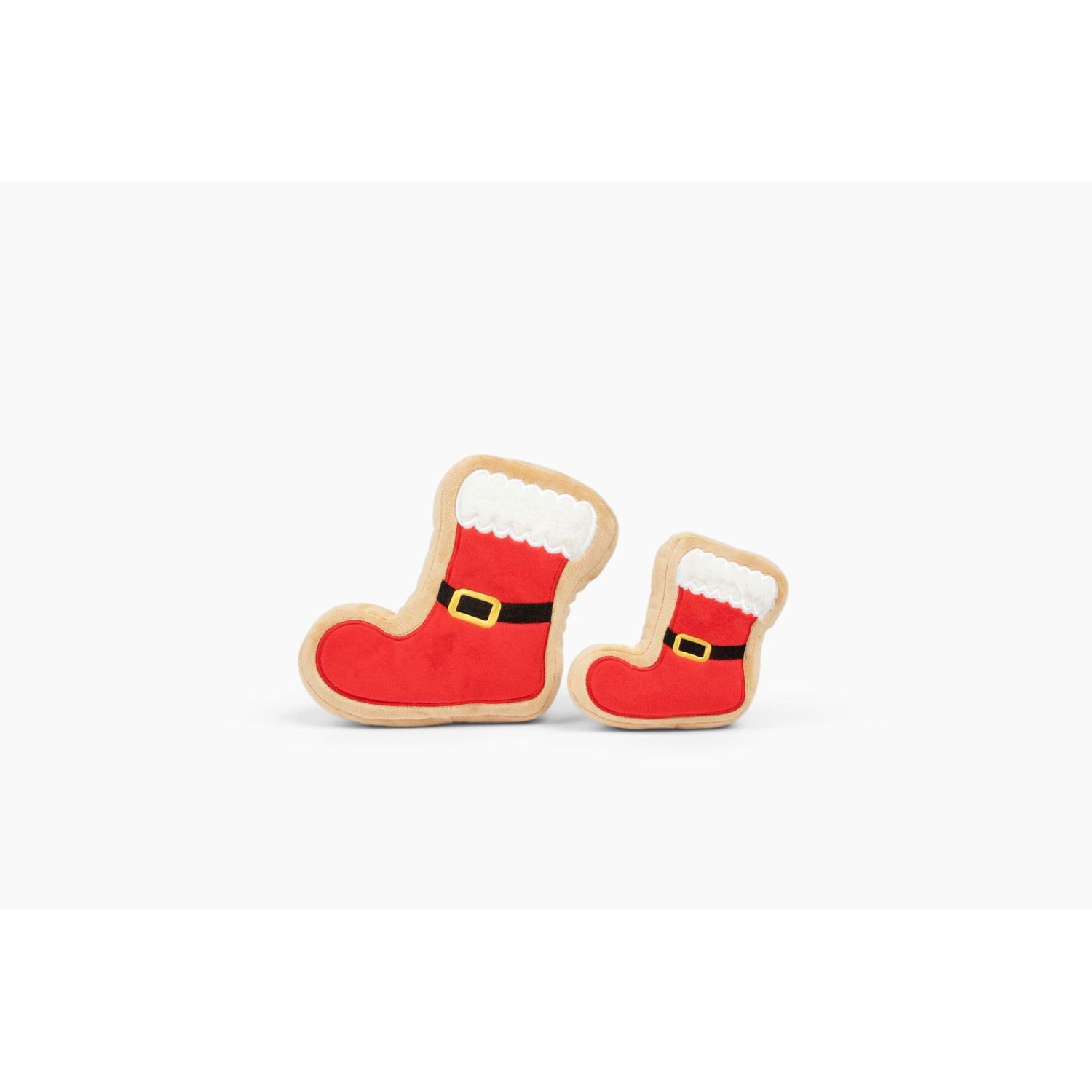 Midlee Santa Boot Sugar Cookie Dog Toy (Small)