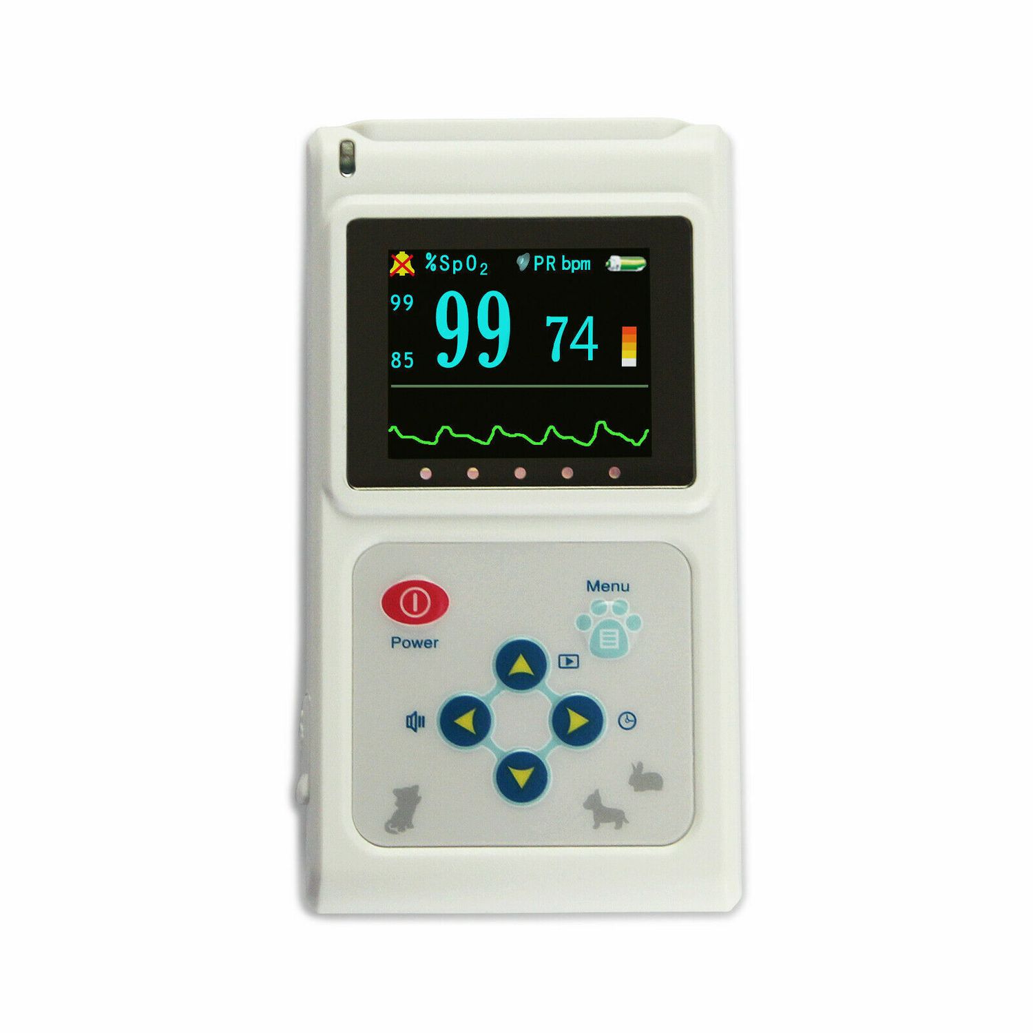 CONTEC CMS60D-VET Veterinary Pulse Oximeter Spo2 Probe PR Monitor Color Display