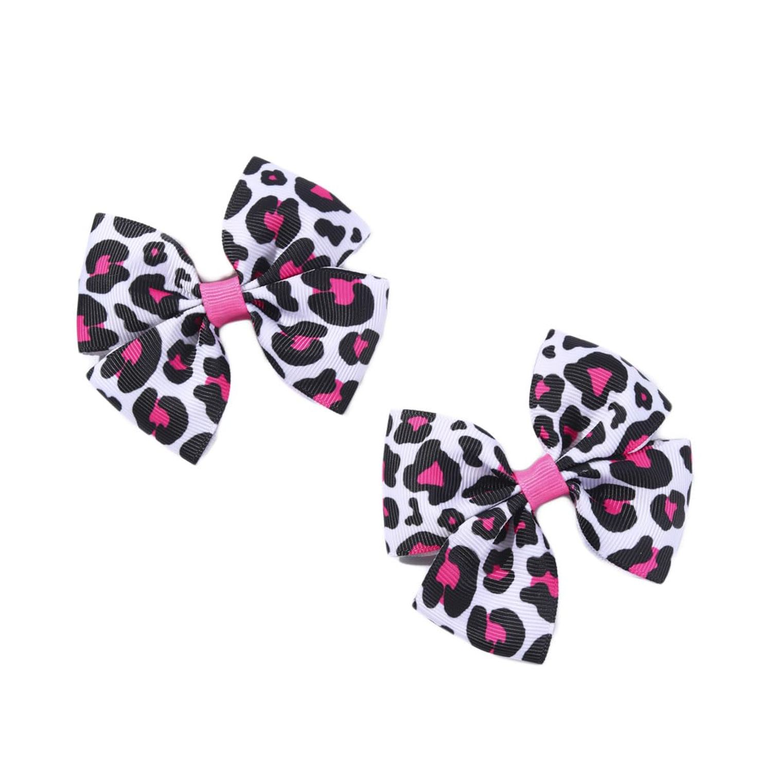 Cheetah Bow Hair Clips Leopard Hair Bow Clips Cheetah Hairclips Leopard Bowknot Pin BBW01 (A3)