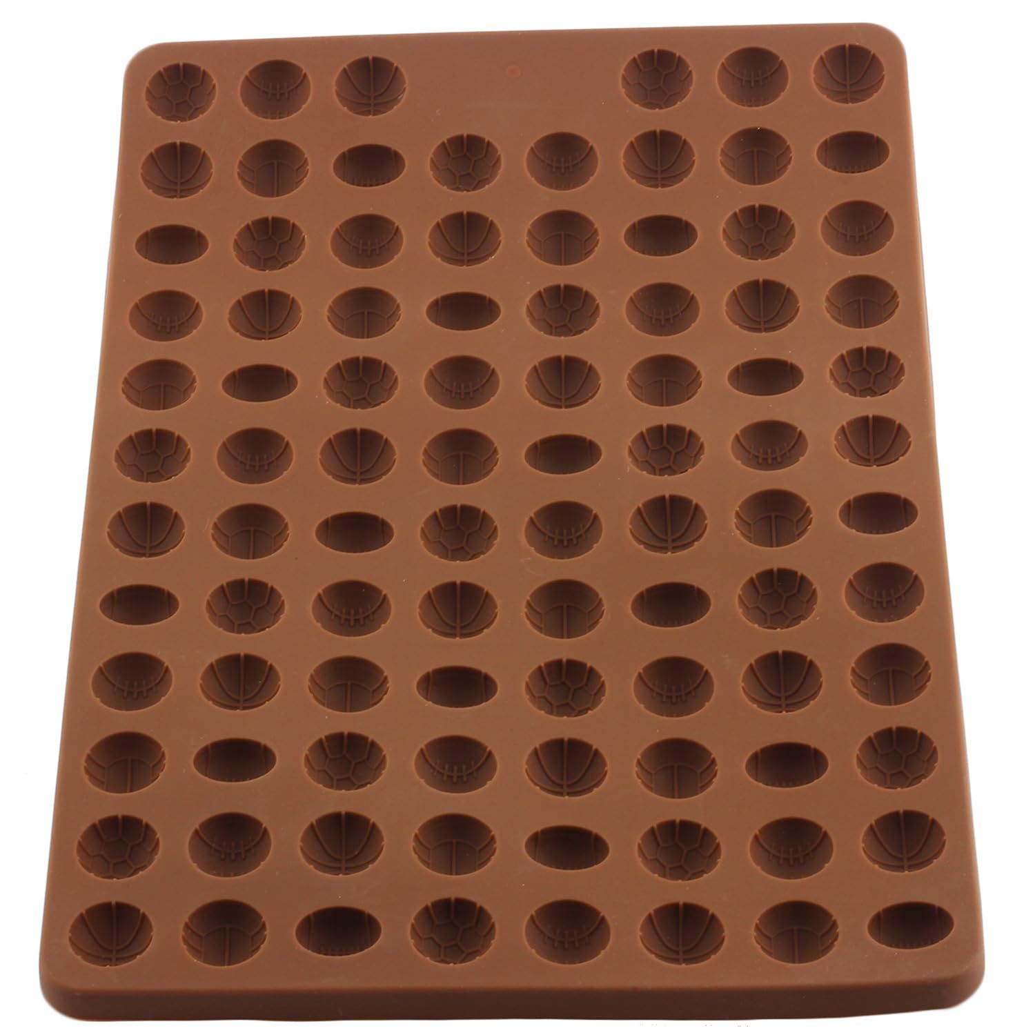 YIMINGMOLD Mini Sport Balls Silicone Candy Molds Gummy Balls Mold Soccer Basketball Rugby Silicone Molds For Dog Treat