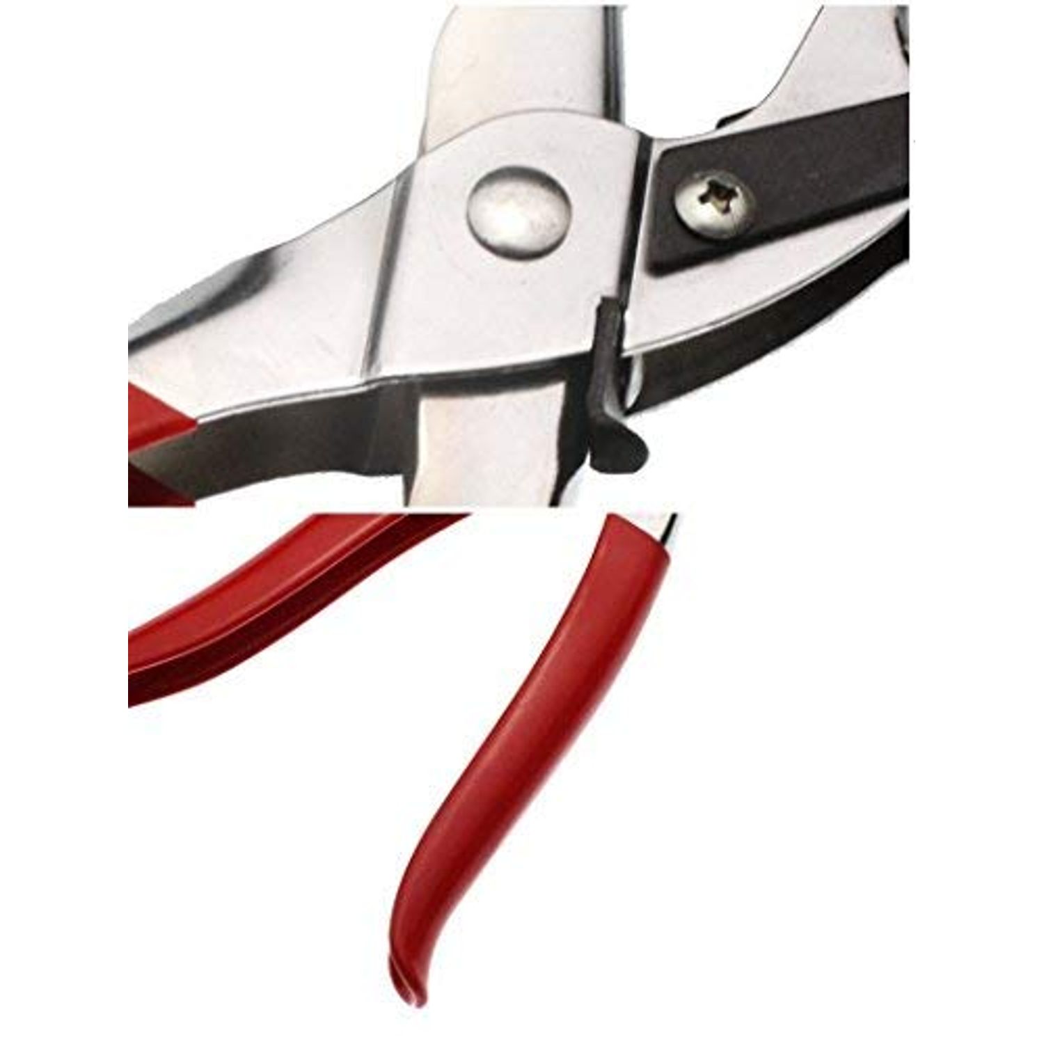 BlueSunshine Heavy Duty Leather Hole Punch Toolfor Belts, Watch Bands, Dog Collars, Saddles, Fabric, DIY Home or Craft Projects. – Revolving For Quick Size Adjustment Plier – 6 Sizes Puncher